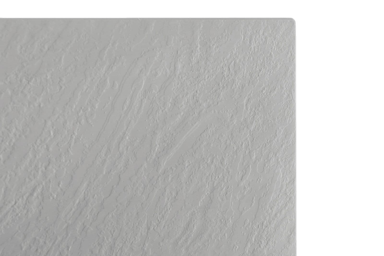 Piatto doccia 140x80 cm ultraslim riducibile grigio effetto pietra - Rok