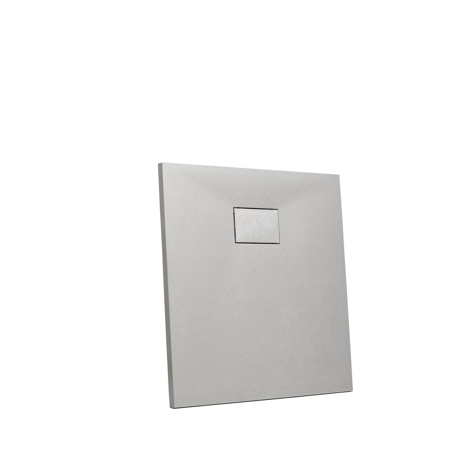 Piatto doccia 90x90 cm ultraslim riducibile grigio effetto pietra - Rok