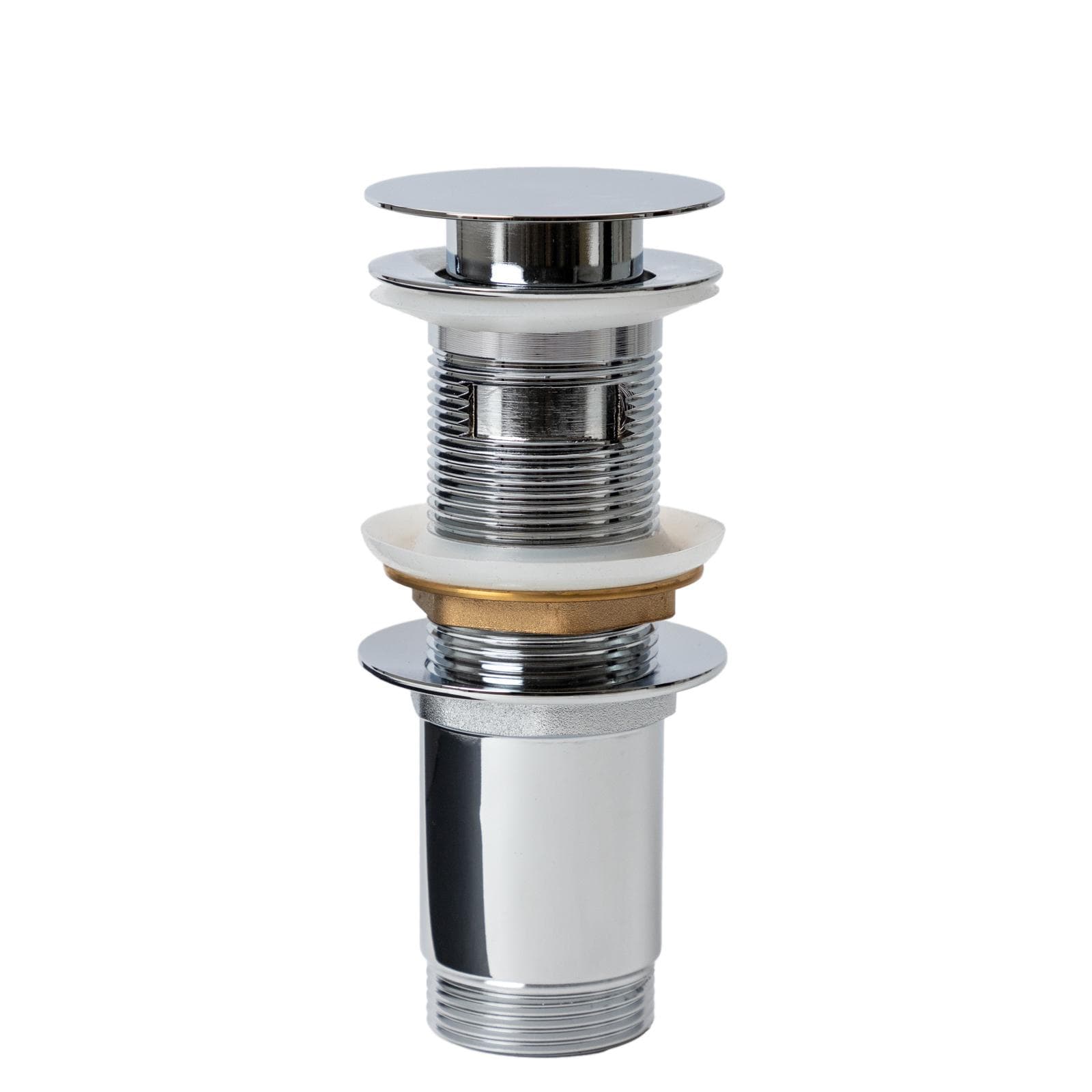 Piletta click-clack universale 11 h cm e tappo slim cromo