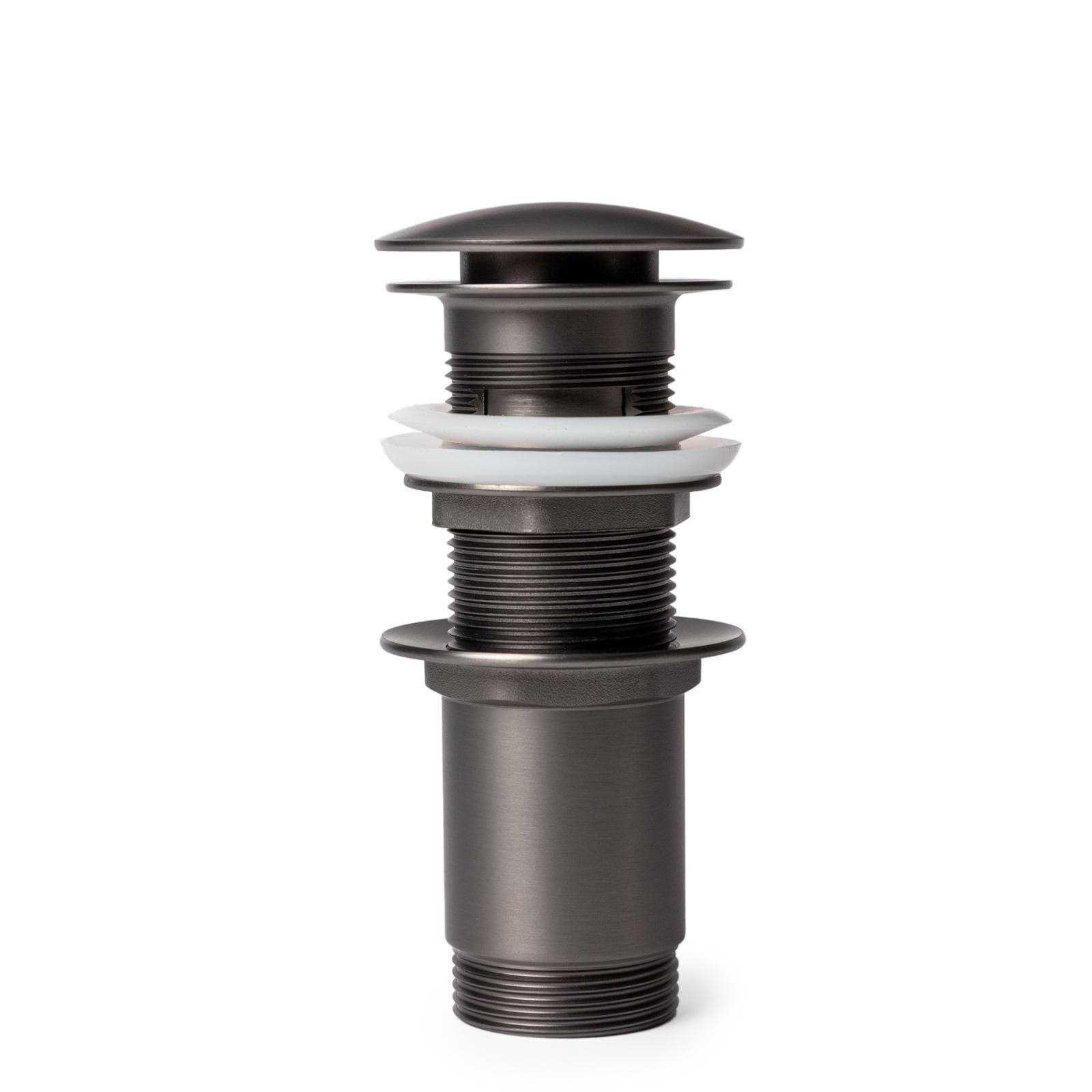 Piletta click-clack universale 11h cm in ottone nero spazzolato