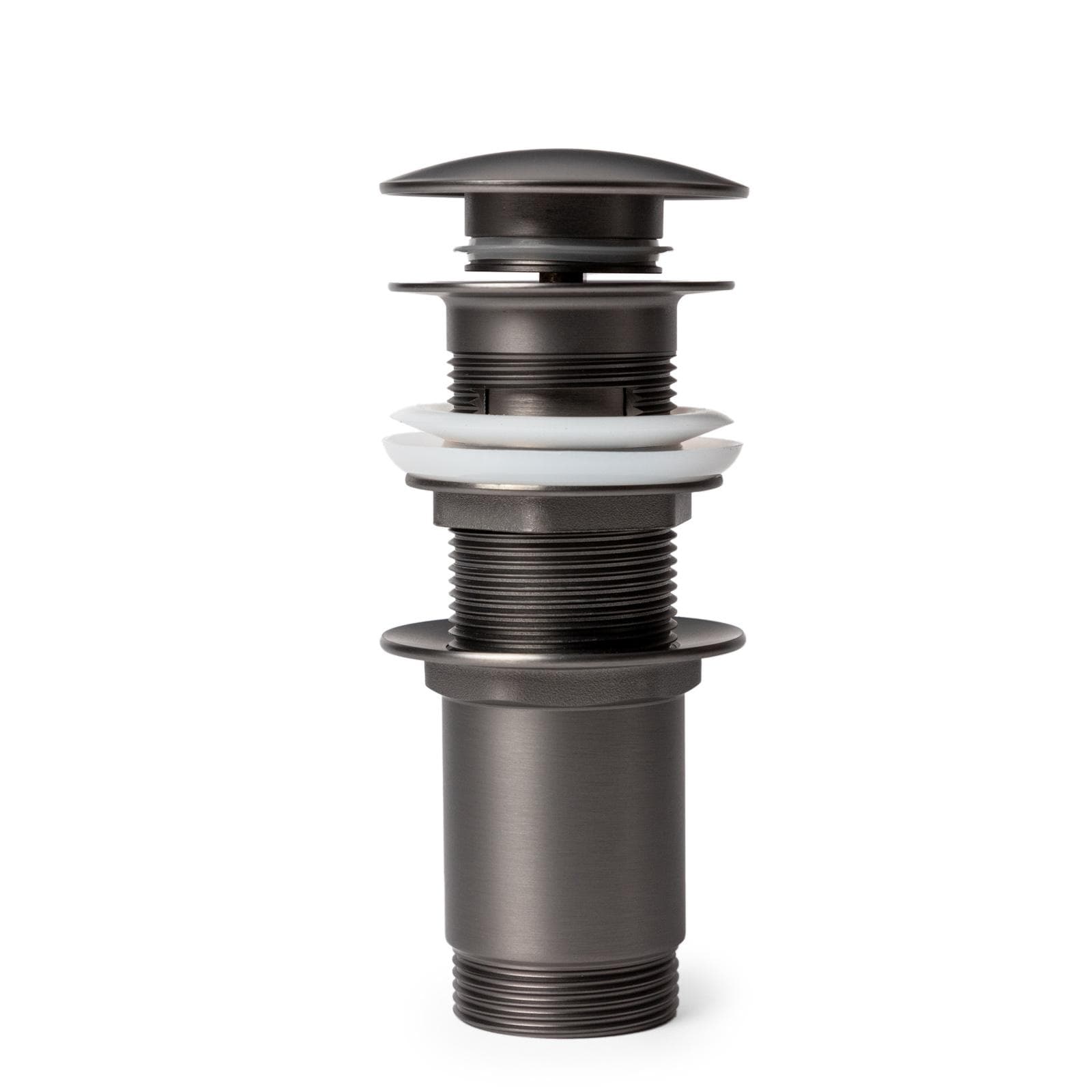 Piletta click-clack universale 11h cm in ottone nero spazzolato
