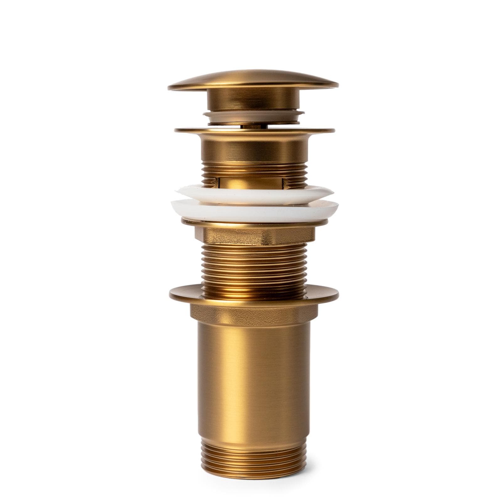 Piletta click-clack universale 11h cm in ottone oro spazzolato
