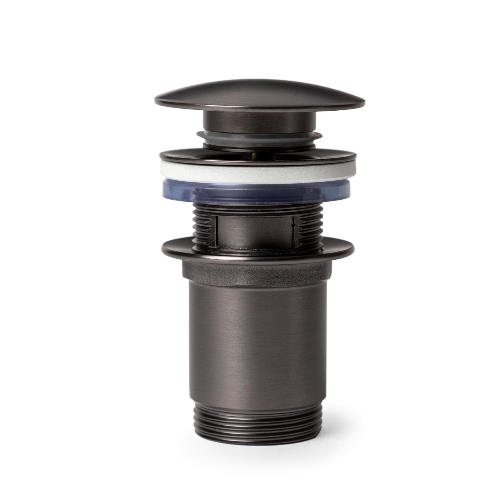 Piletta click-clack universale 8,5 h cm nero spazzolato