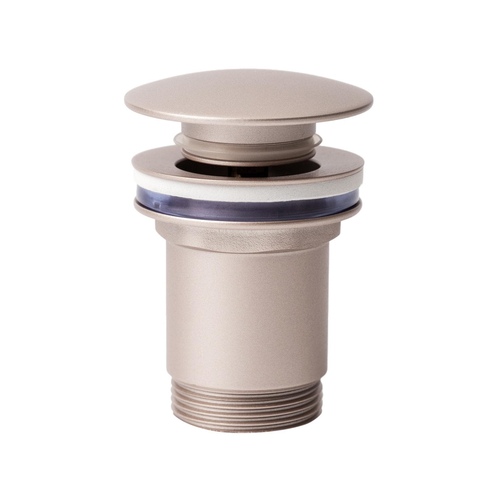 Piletta click-clack universale 8,5h cm in ottone champagne