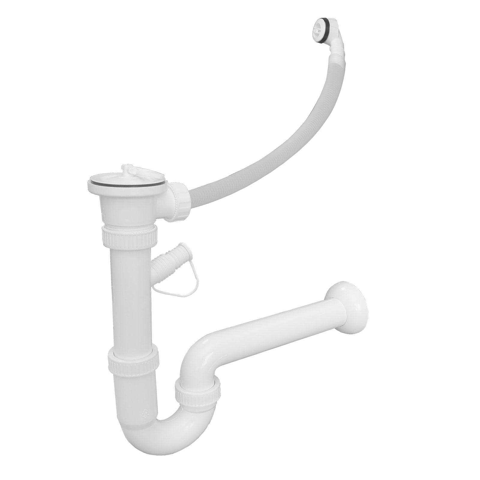 Pilozza da esterno 59x38 cm in polipropilene con kit d'installazione sifone e troppopieno