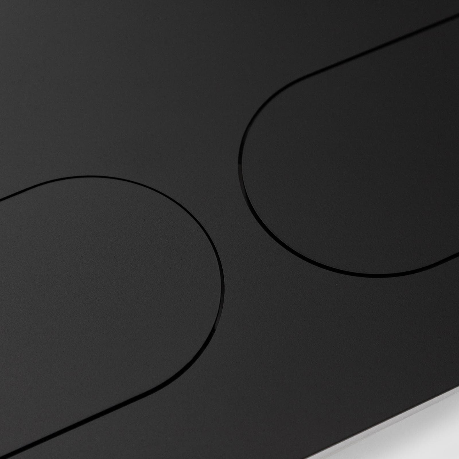 Placca di comando doppio tasto compatibile Geberit in acciaio inox nero