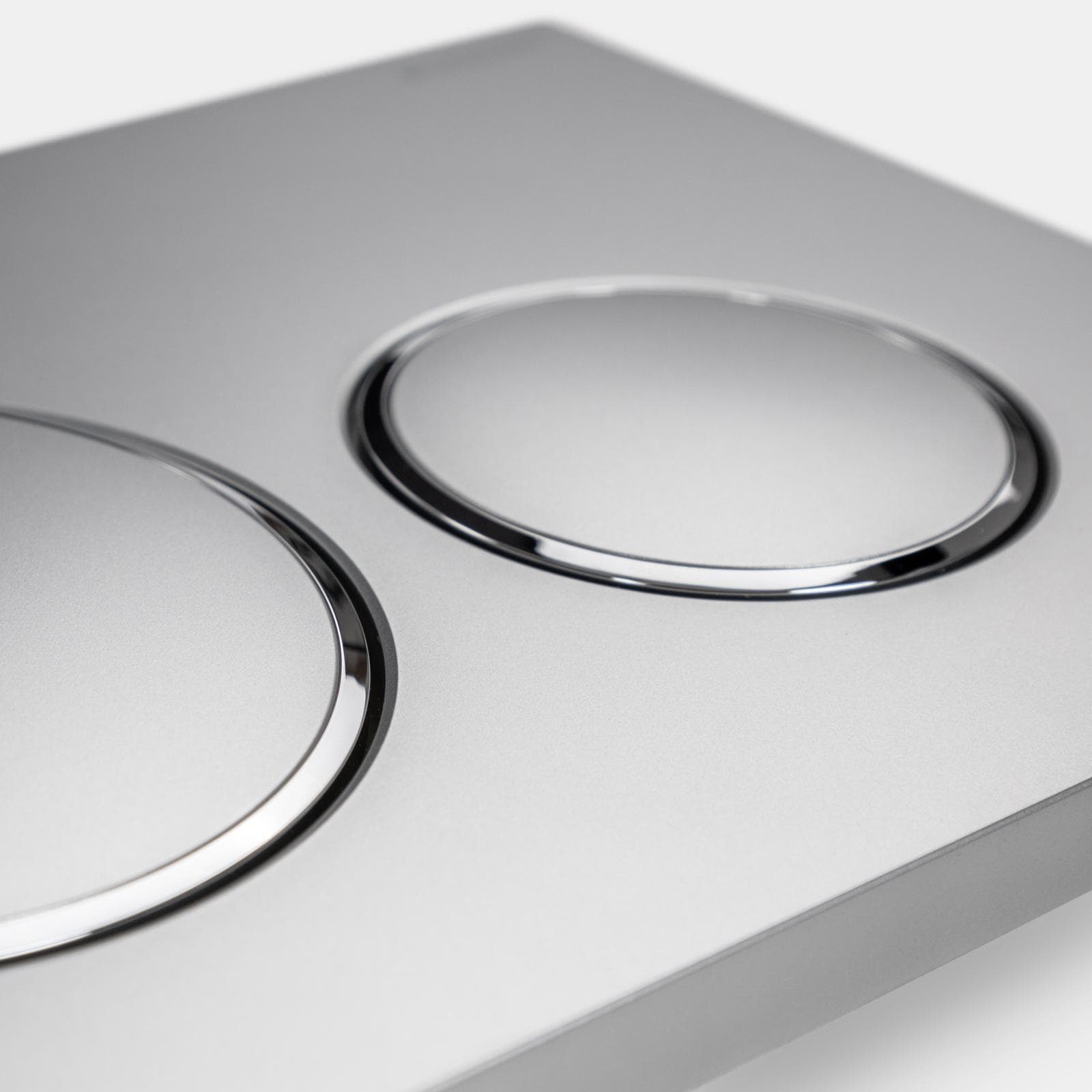 Placca di comando Geberit finitura opaca risciacquo a 2 quantità - Sigma20 round
