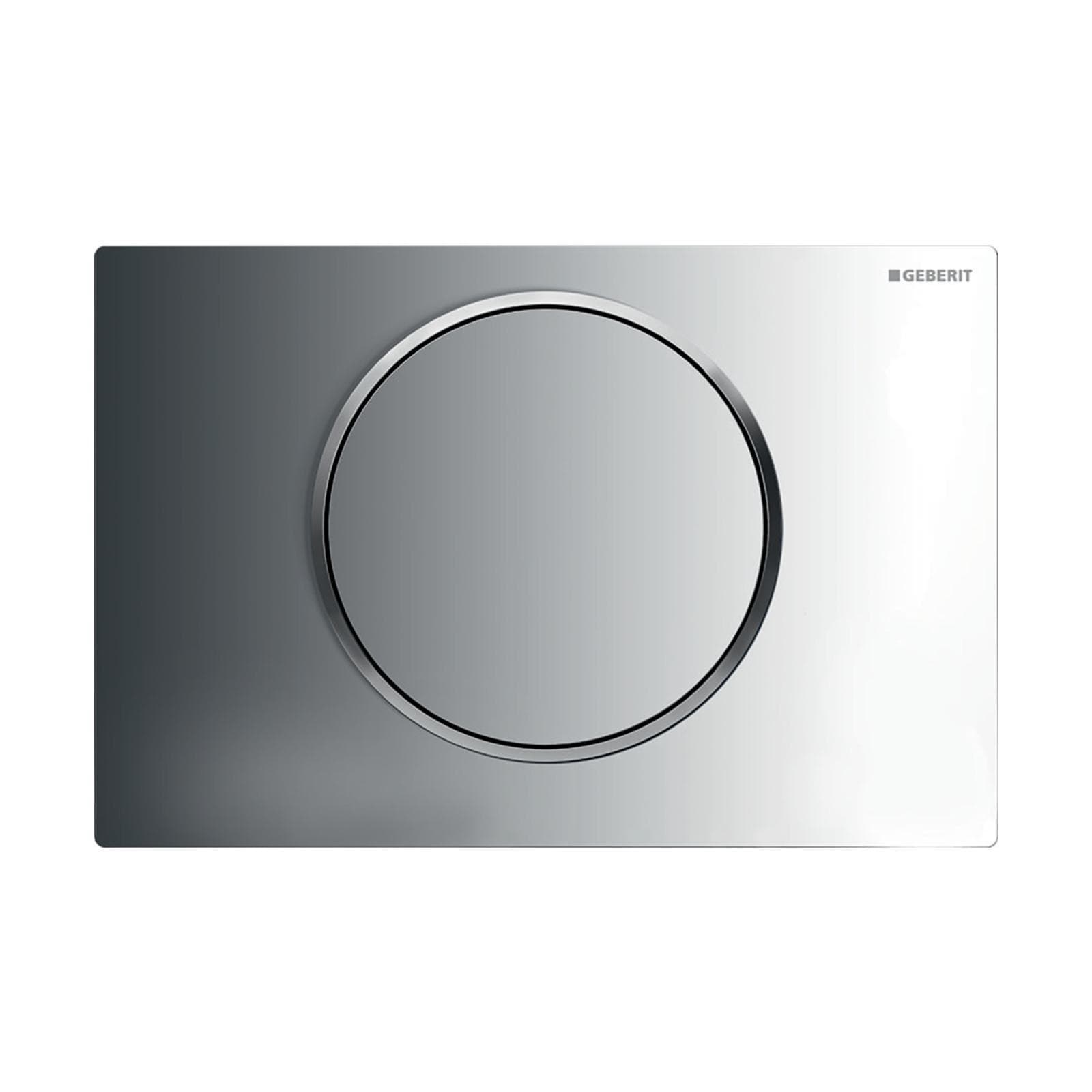 Placca monocomando Geberit sistema stop satinato-cromo - Sigma10 round