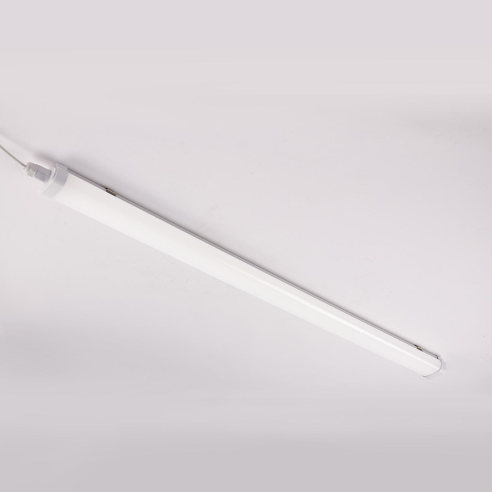 Plafoniera stagna led 150 cm in policarbonato bianco