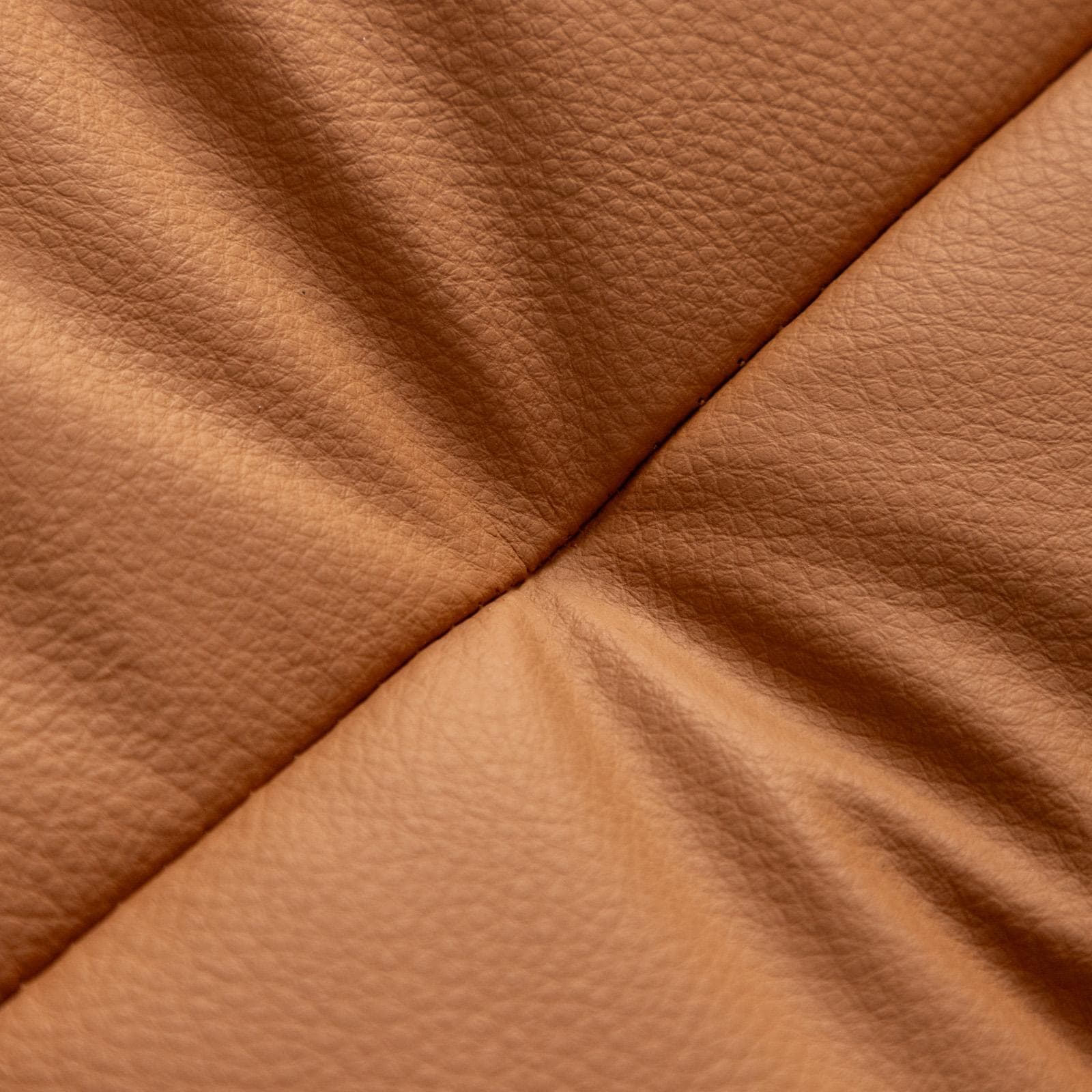 Poltrona da ufficio girevole in similpelle caramello - Drift