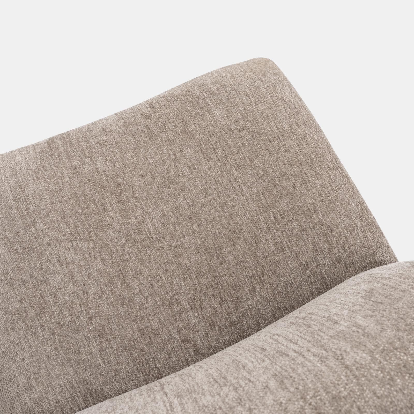 Poltrona dal design moderno in bouclé tortora - Niklam