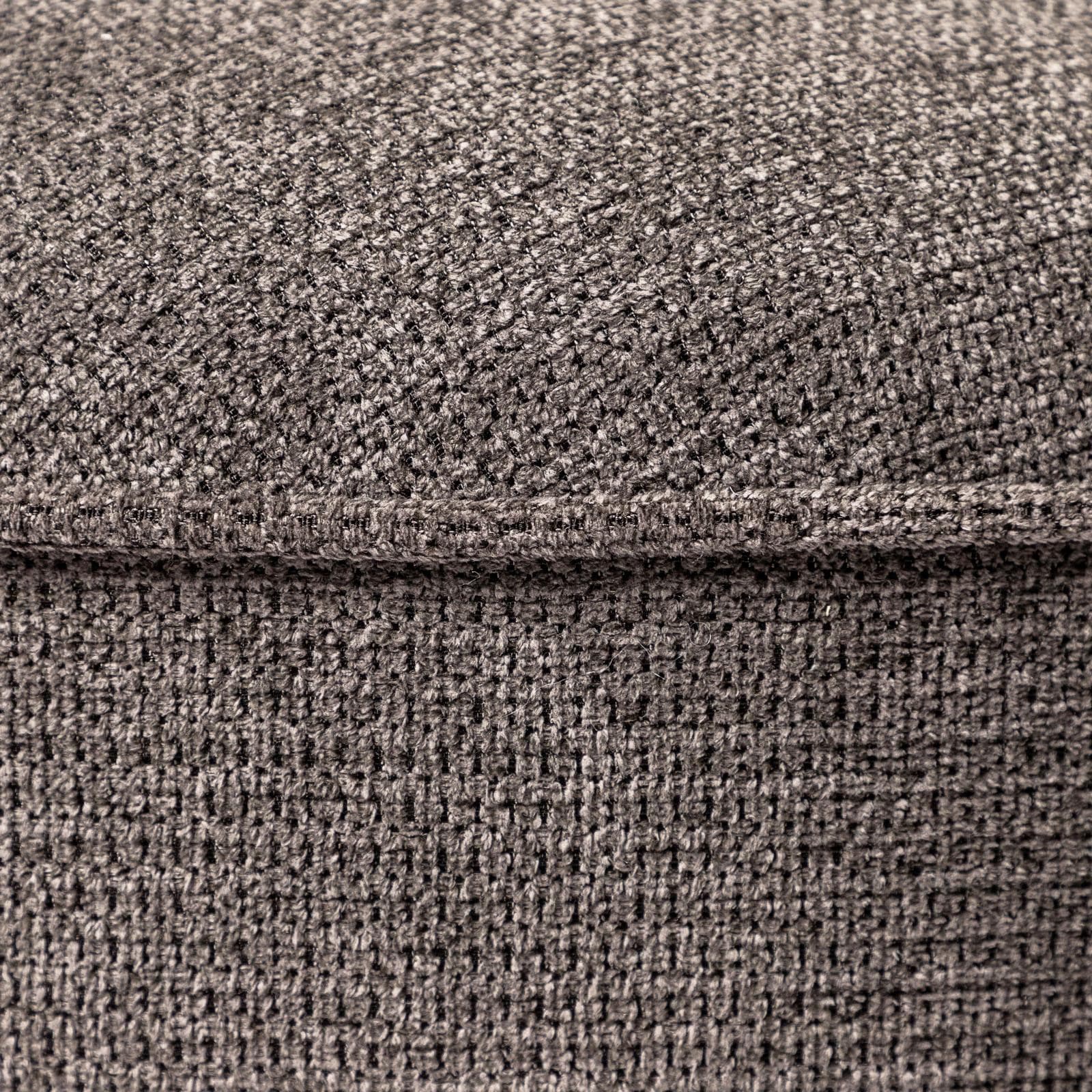 Poltrona design moderno in tessuto effetto maglia antracite - Vivian