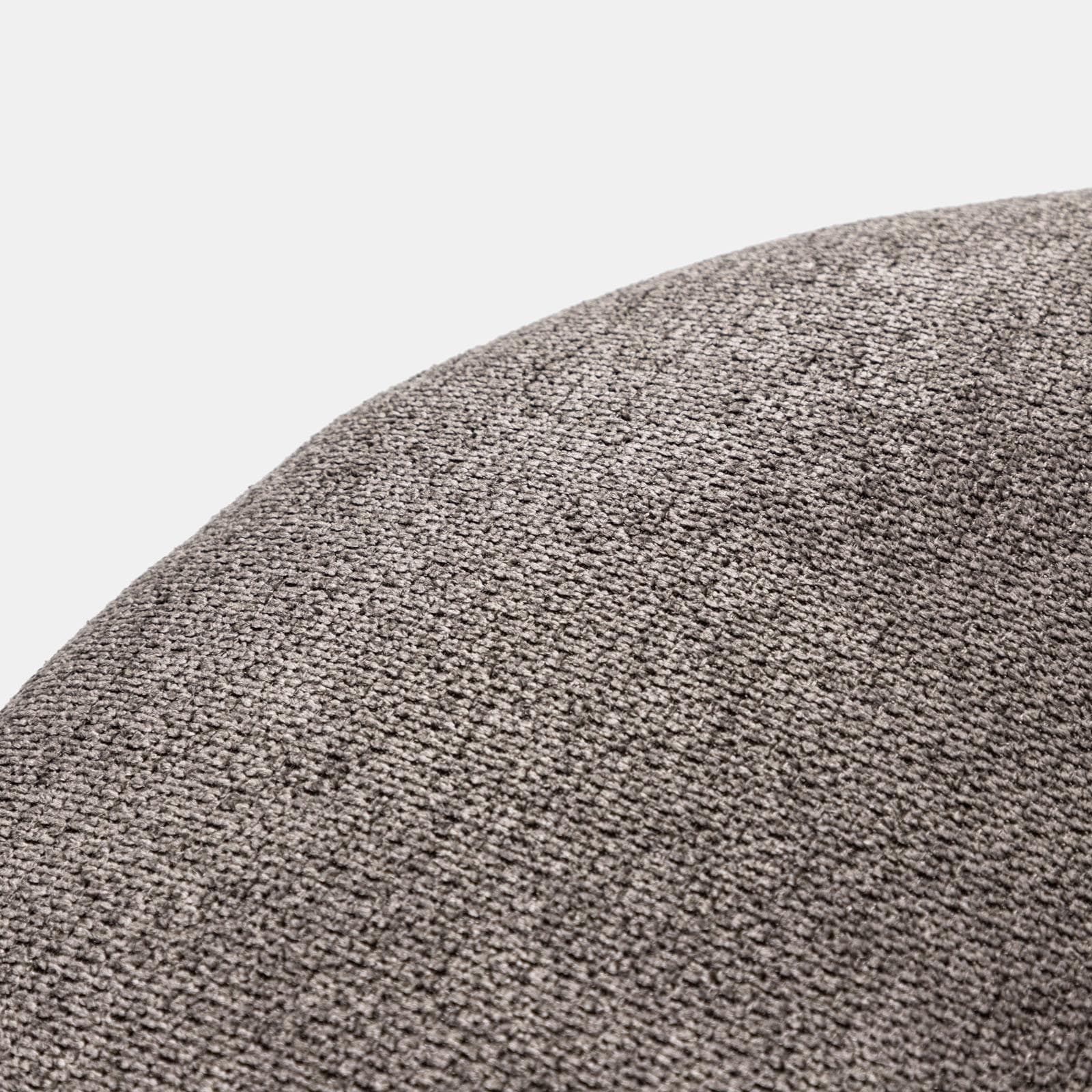 Poltrona design moderno in tessuto effetto maglia antracite - Vivian
