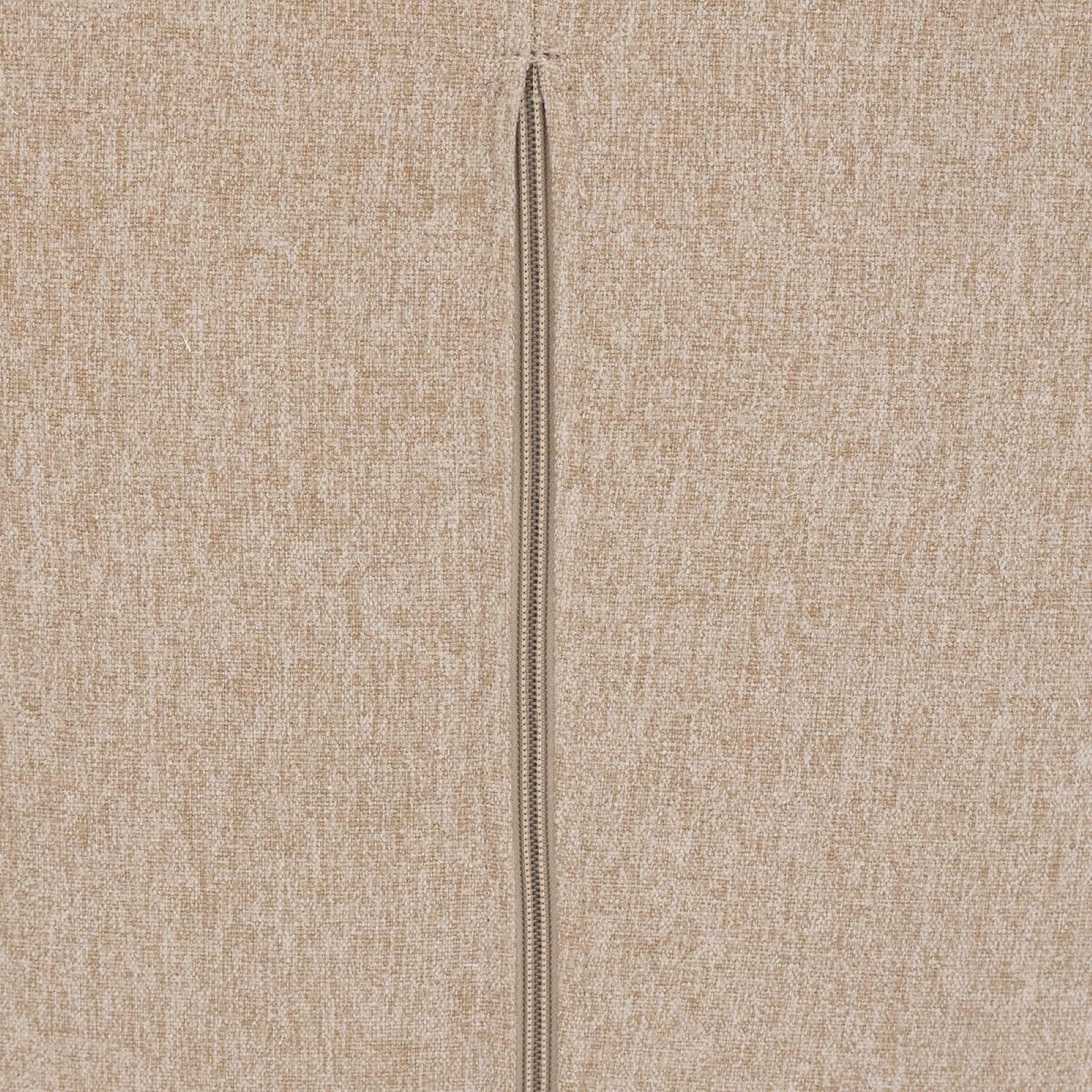 Poltrona in tessuto a trama sottile beige - Nathalie