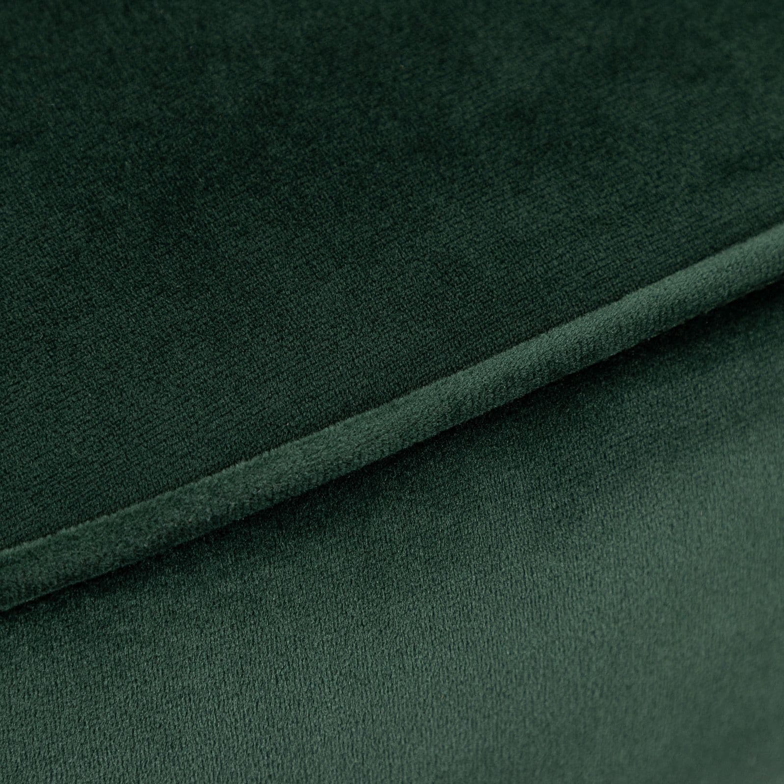 Poltrona in velluto verde con gambe in legno - Elenor
