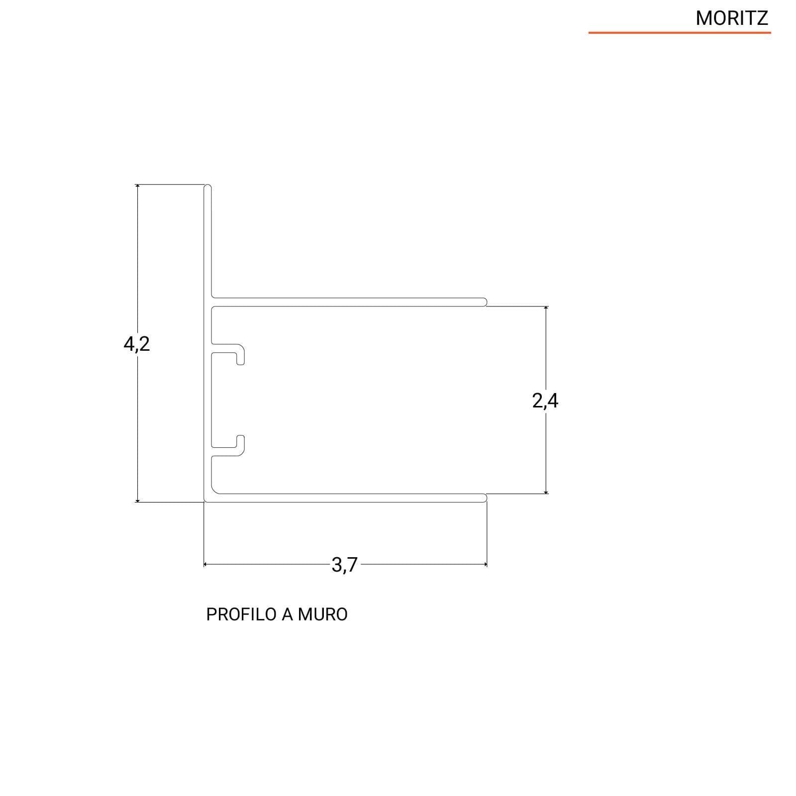 Box doccia nicchia 100 cm doppio battente vetro trasparente anticalcare profilo cromo 195h - Moritz