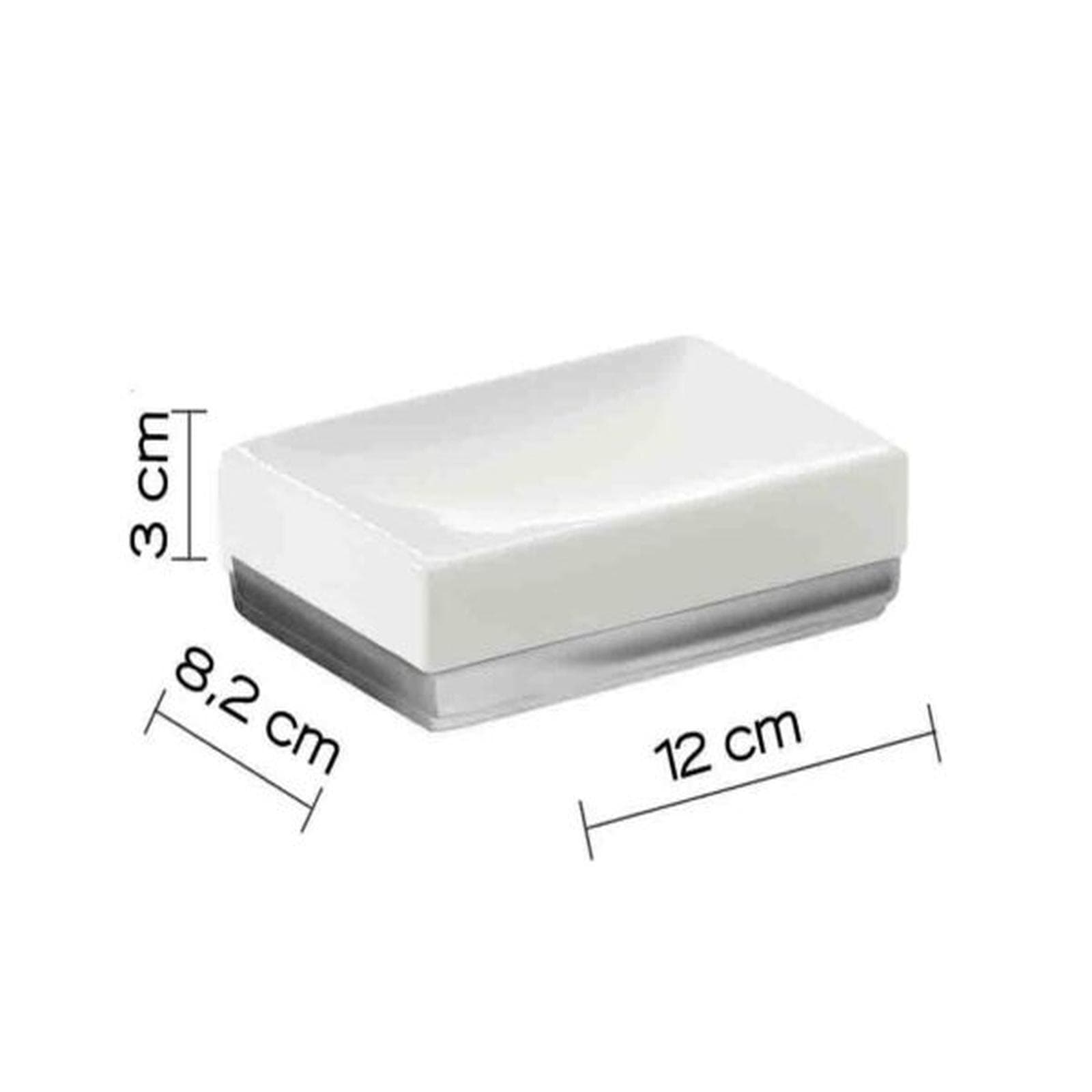 Portasapone da appoggio in ceramica bianco - Lucy di Gedy