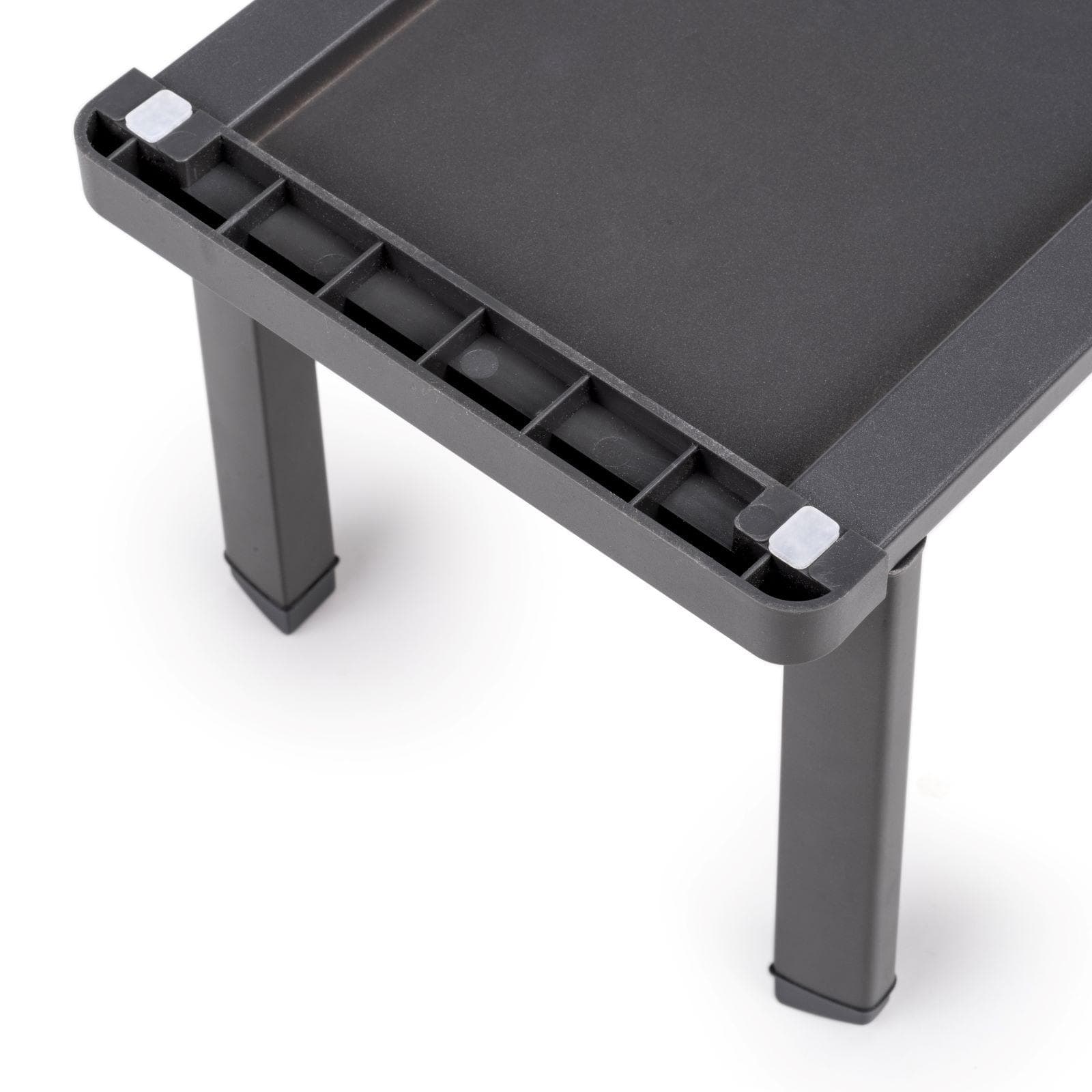 Portapiatti verticale per cassetto in alluminio e ABS antracite - Orderly