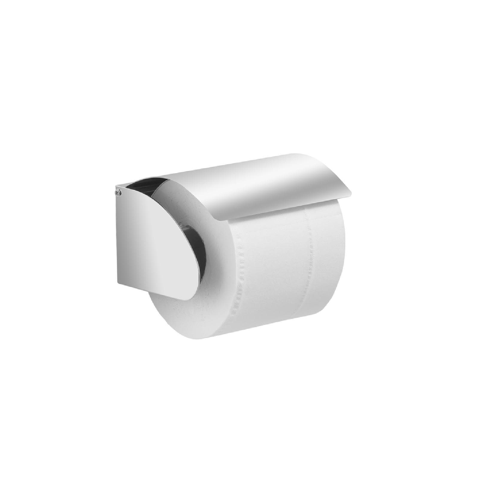 Portarotolo coperto a muro in acciaio inox spazzolato - Project di Gedy