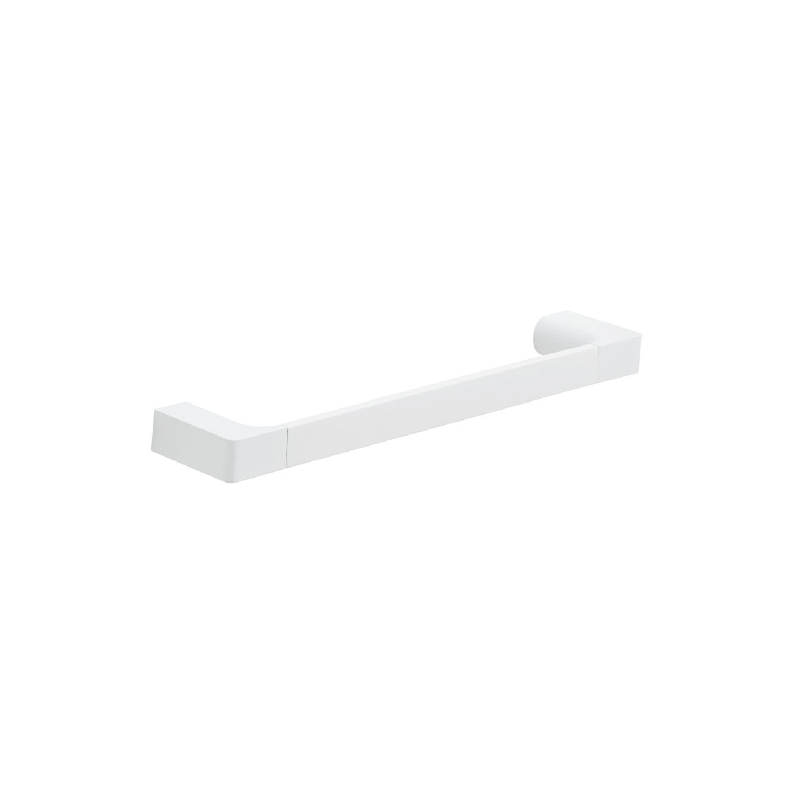 Portasalviette 35 cm in ottone e cromall bianco - Pirenei di Gedy