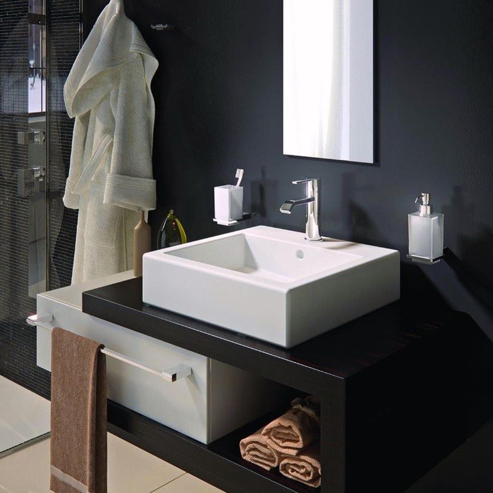 Portasalviette 35 cm in acciaio inox e cromall cromo - Kansas di Gedy
