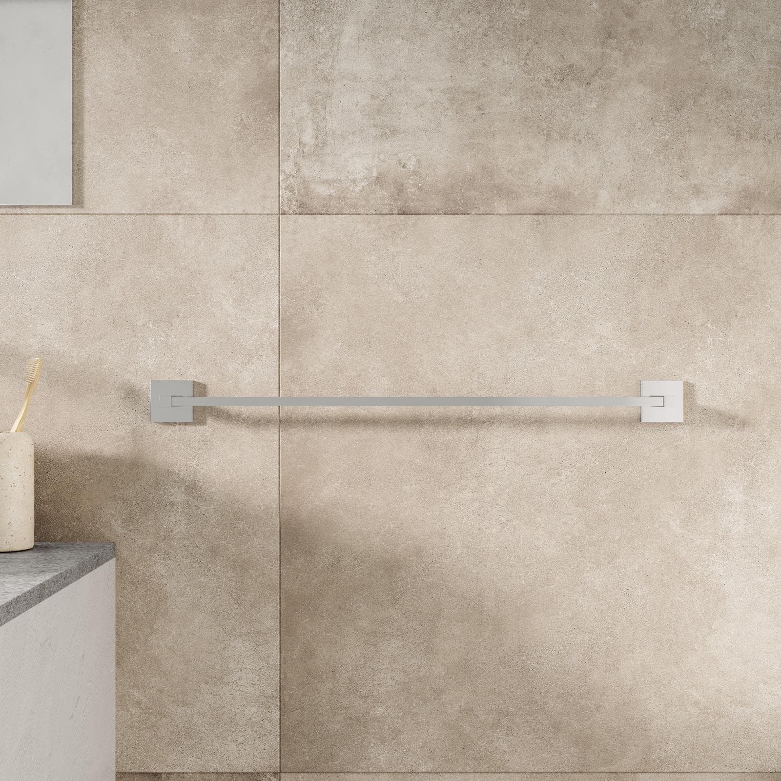Portasalviette 57 cm in acciaio inox cromo - Clover