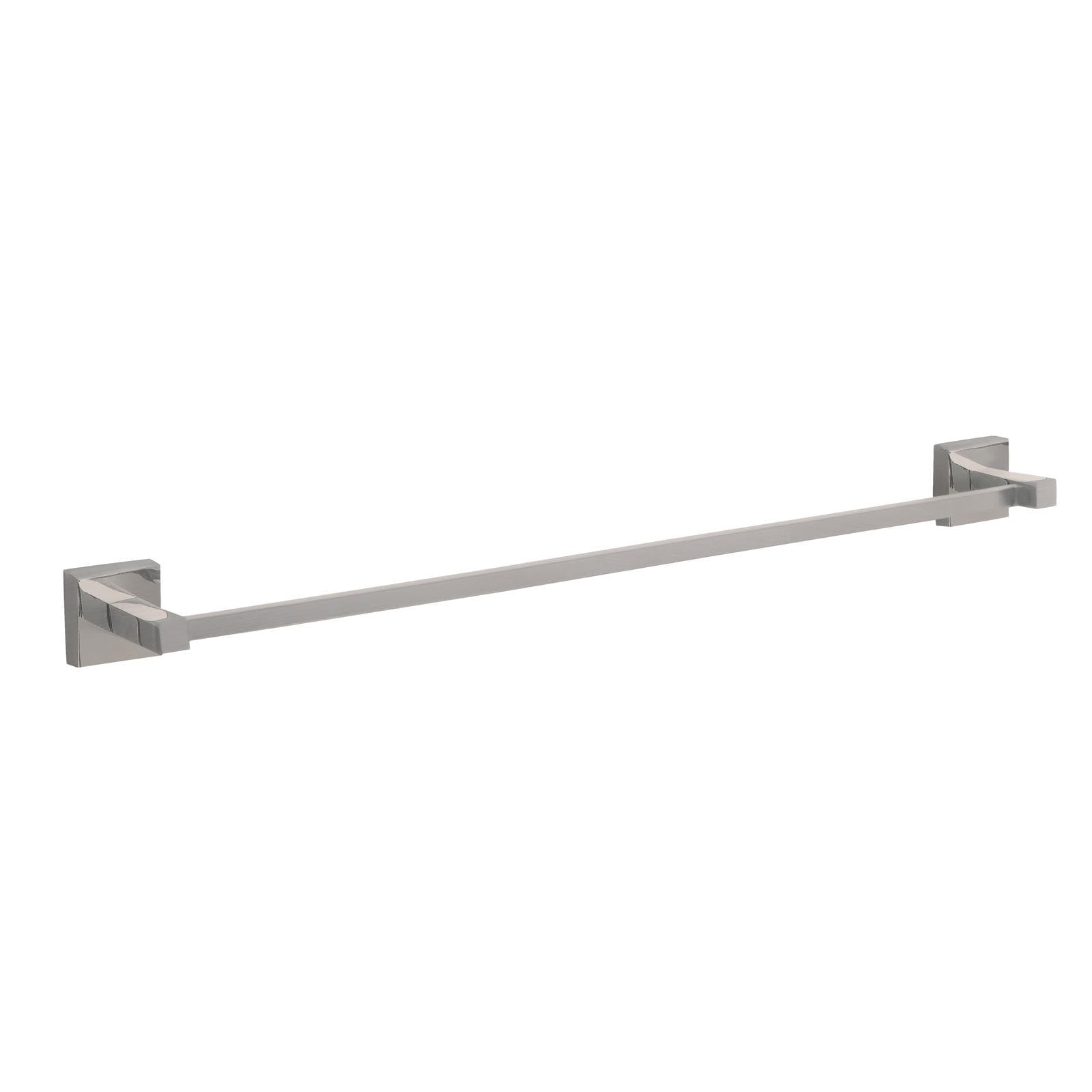 Portasalviette 57 cm in acciaio inox spazzolato - Clover
