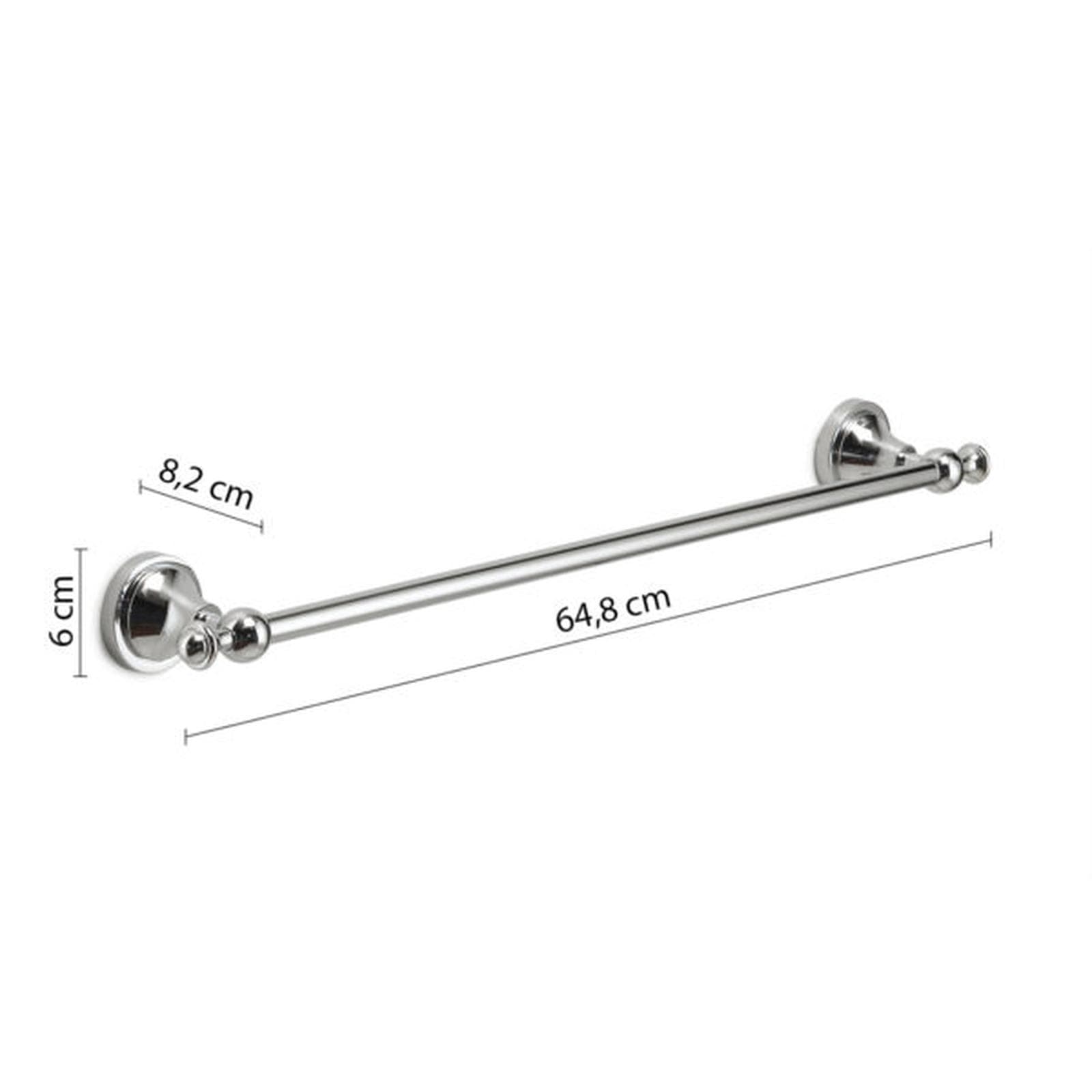 Portasalviette 60 cm in acciaio inox - Nevis di Gedy