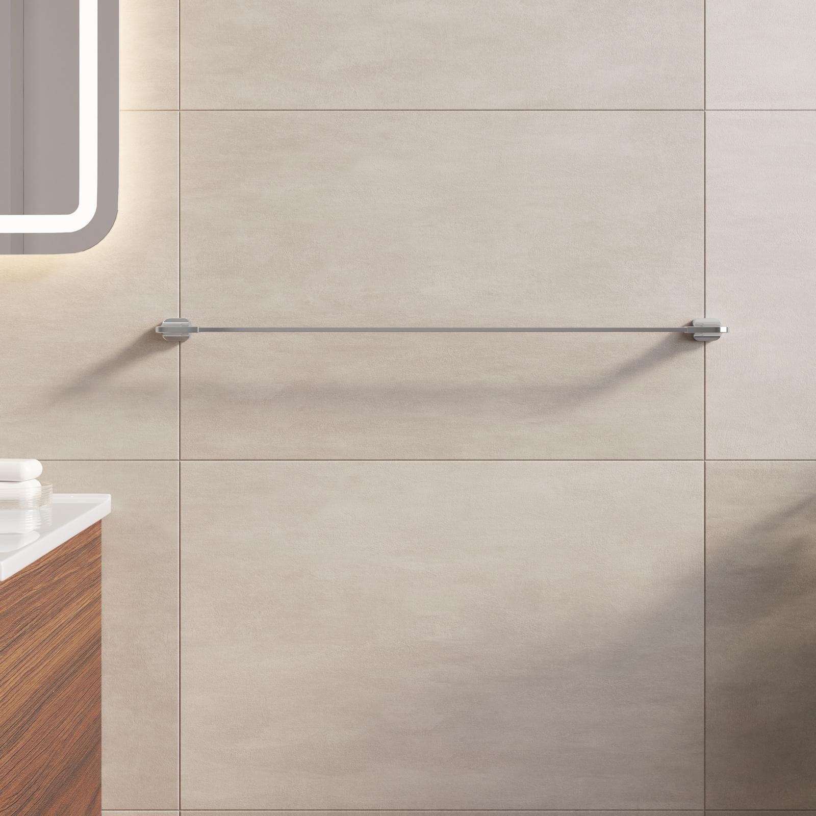 Portasalviette a muro 63,5 cm in acciaio inox cromo - Claret