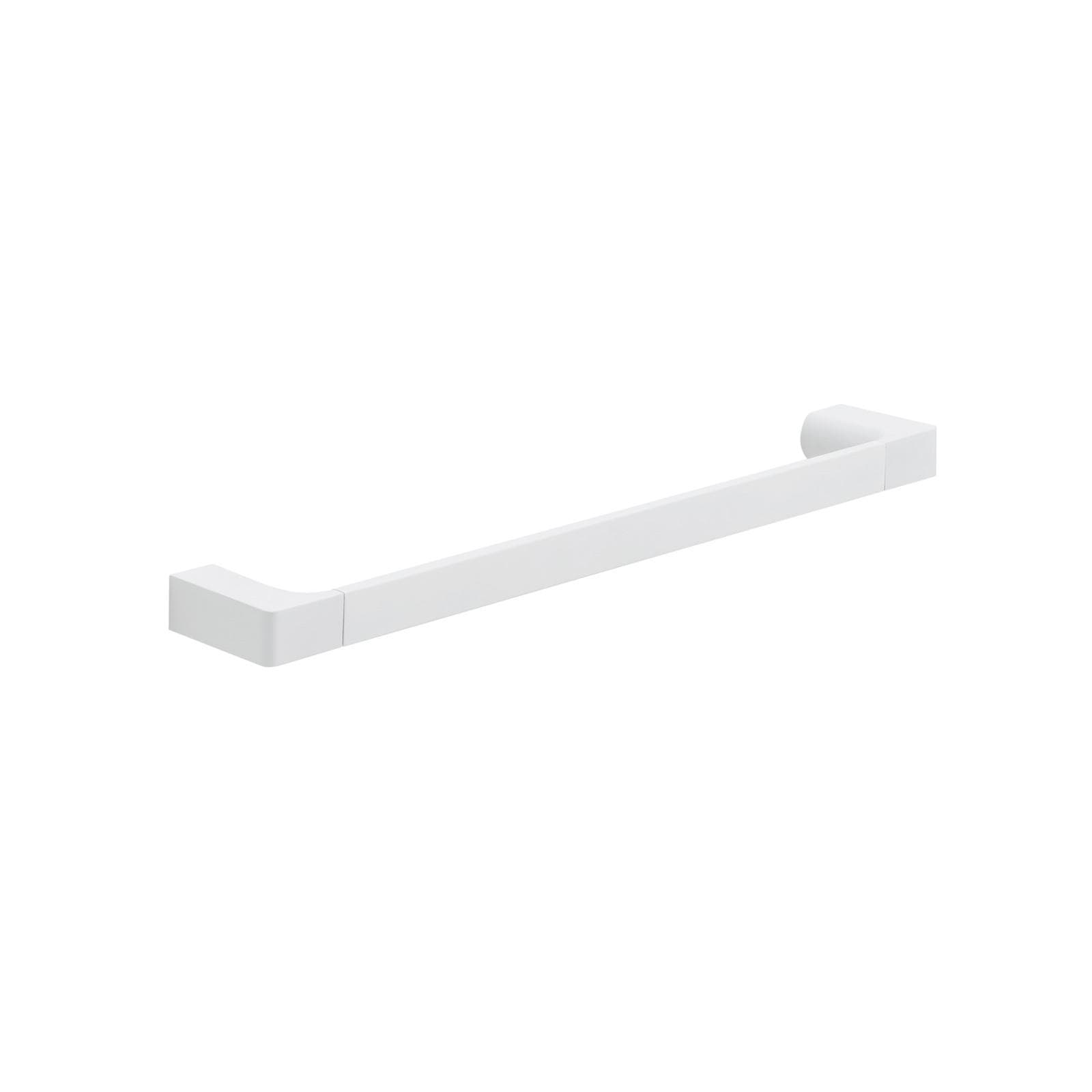 Portasalviette 45 cm in ottone e cromall bianco - Pirenei di Gedy