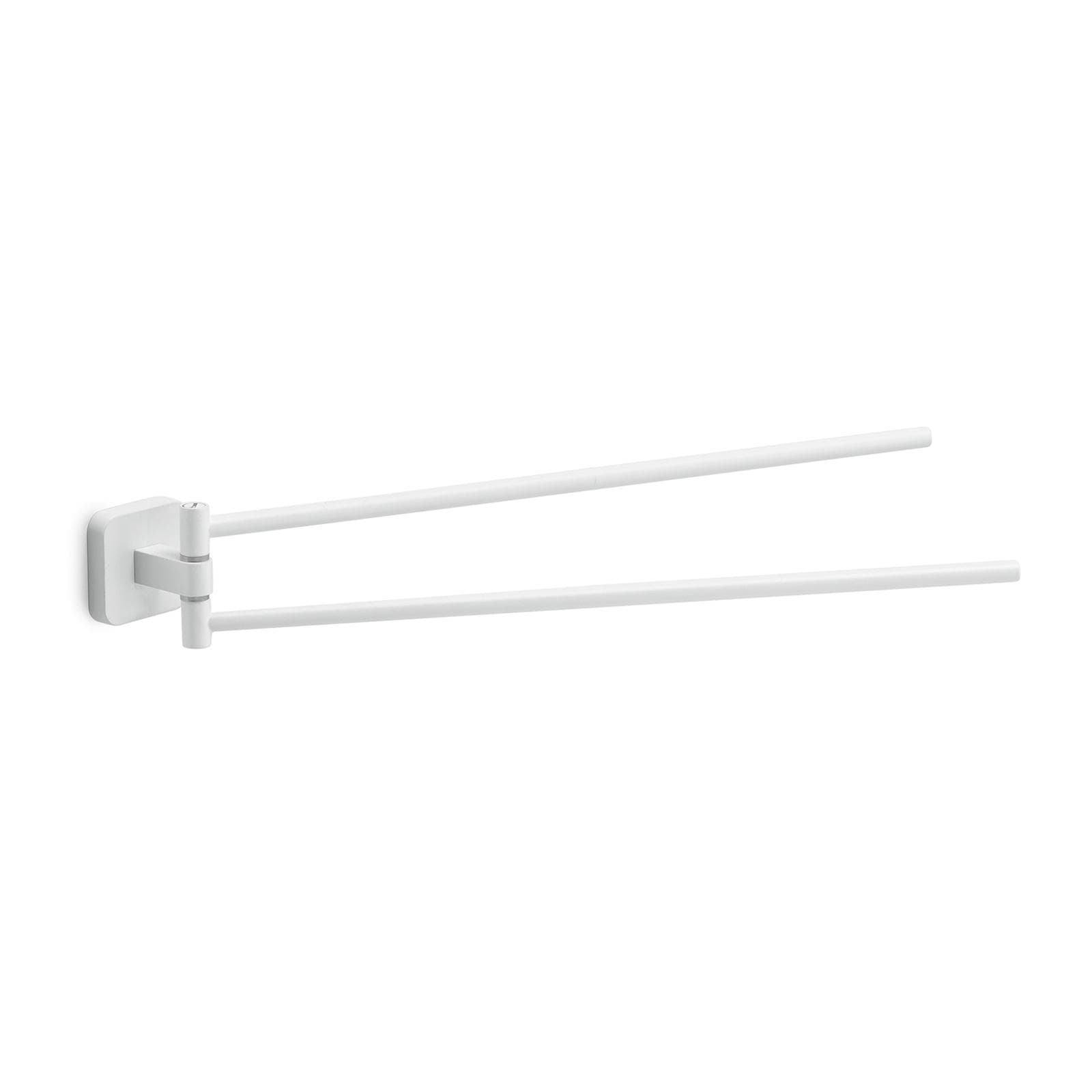 Portasalviette a snodo in acciaio inox bianco opaco - Tonga di Gedy