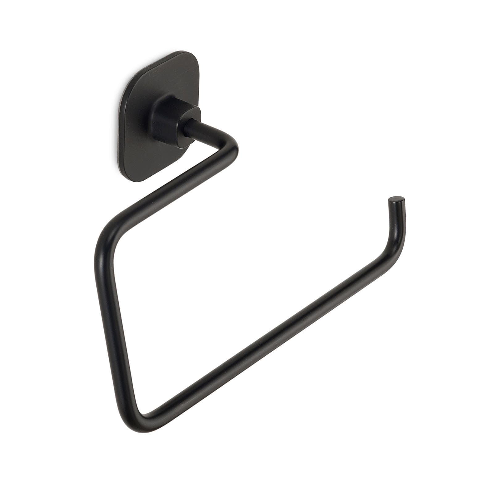 Portasalviette ad anello 20 cm acciaio inox nero opaco - Teide di Gedy