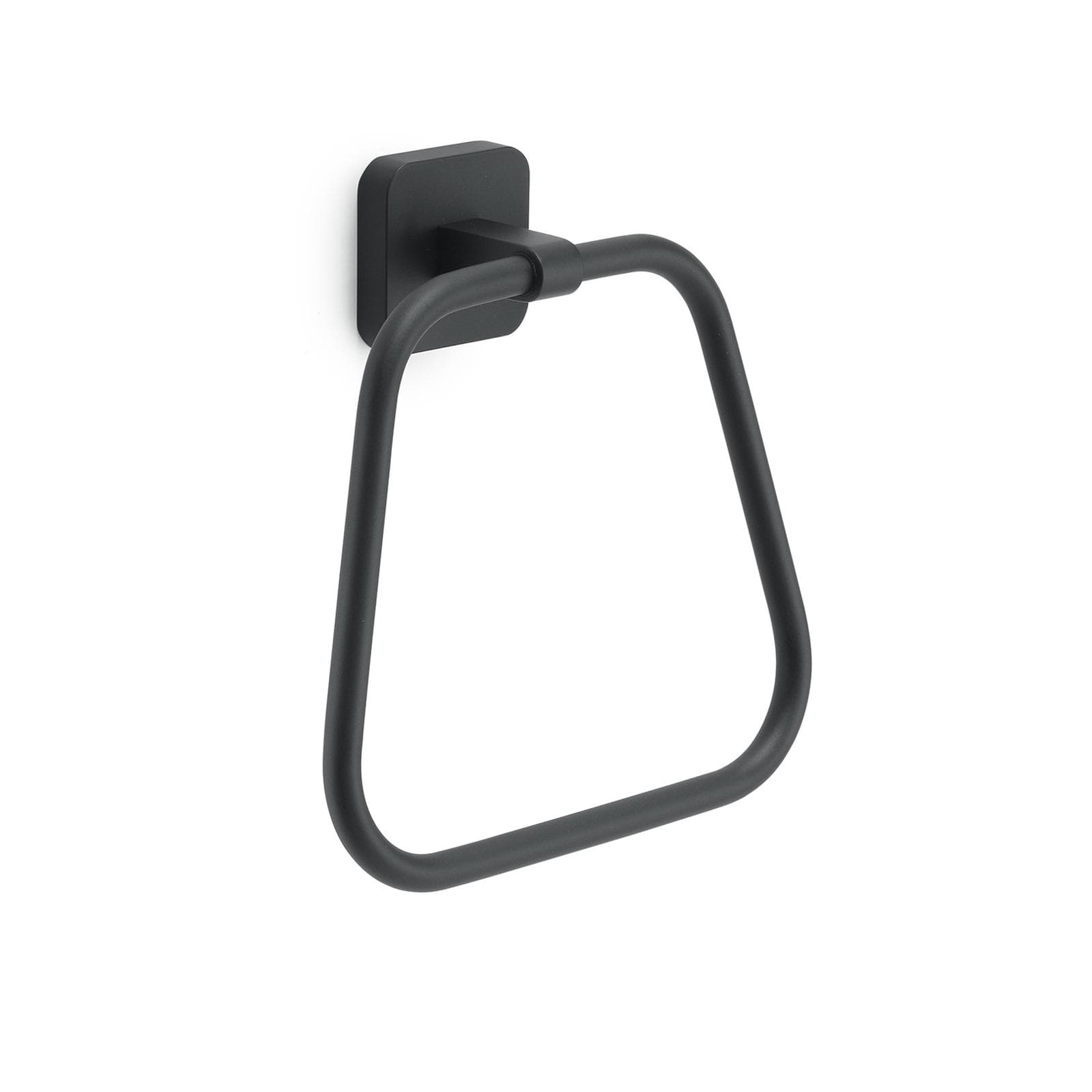 Portasalviette ad anello in acciaio inox nero opaco - Tonga di Gedy