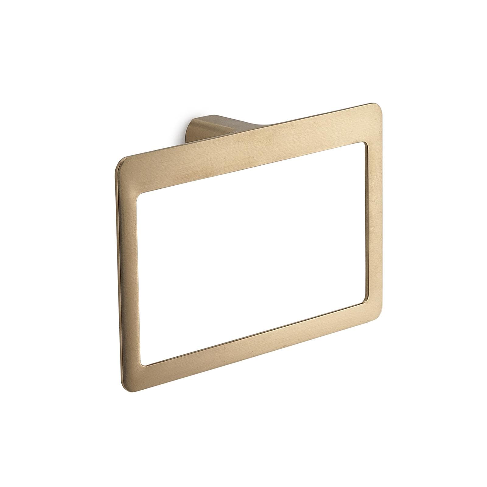 Portasalviette ad anello in ottone e cromall oro opaco - Pirenei di Gedy