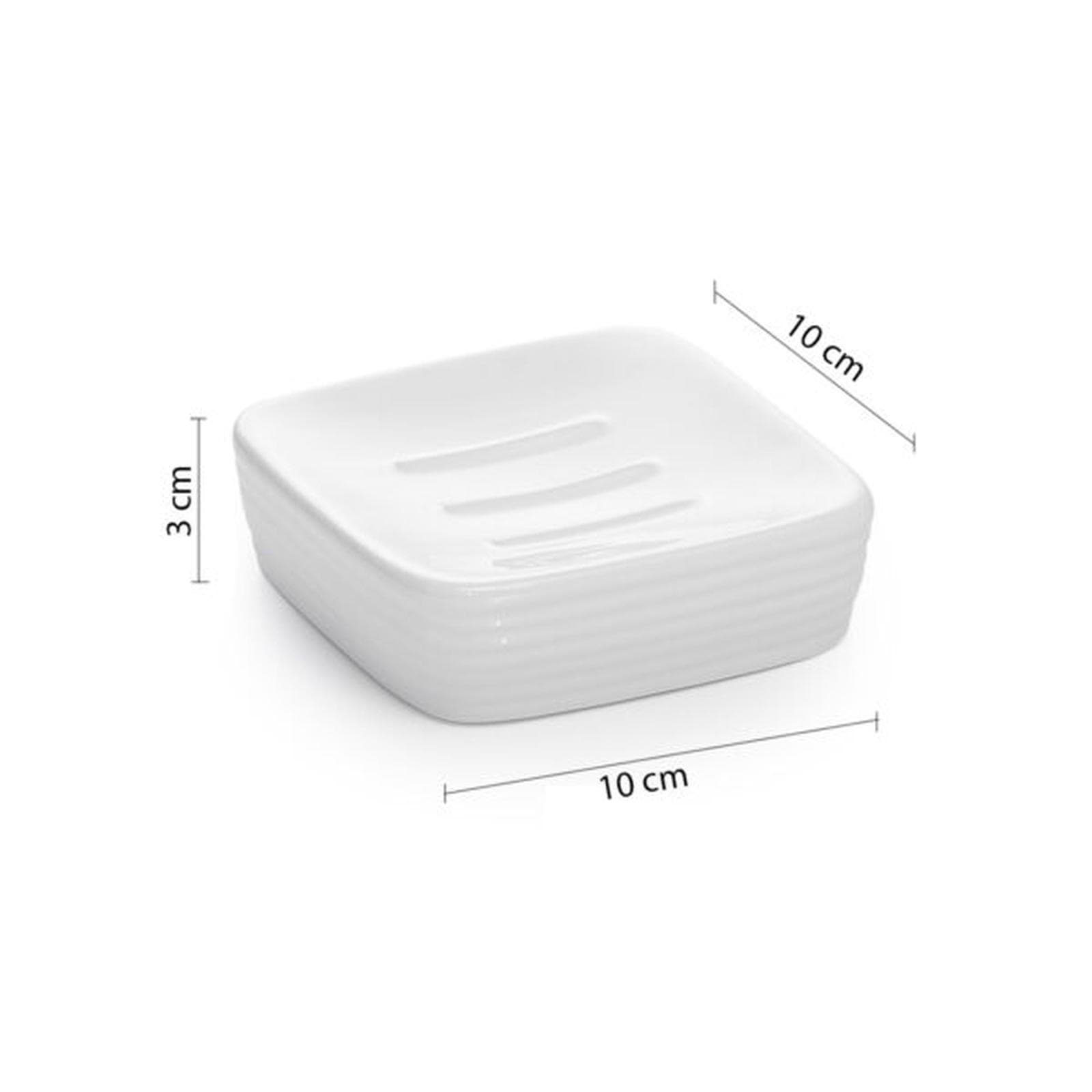 Portasapone da appoggio in ceramica bianco - Kelly di Gedy
