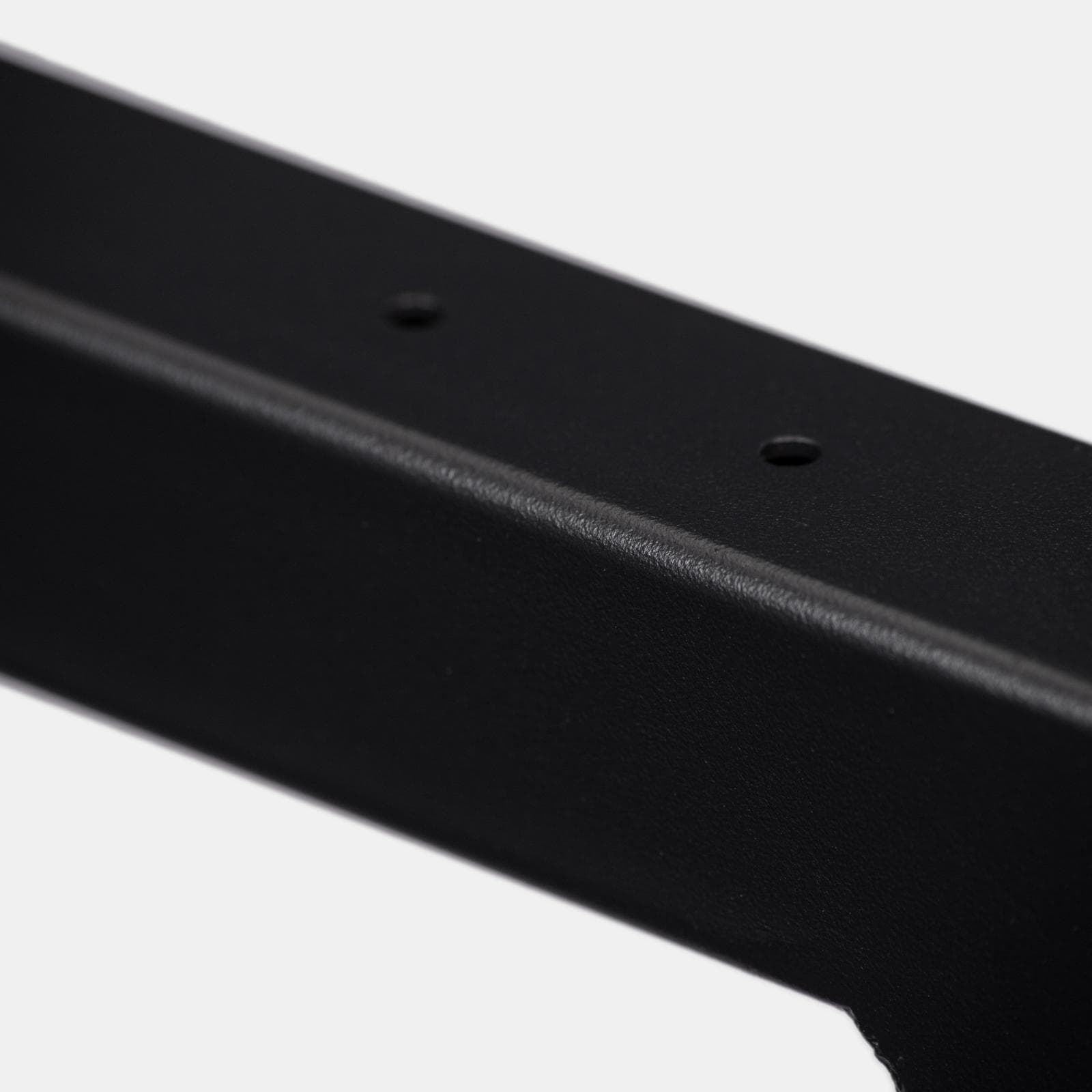 Staffa portasciugamani 42x20 h cm in metallo nero opaco per mensoloni bagno
