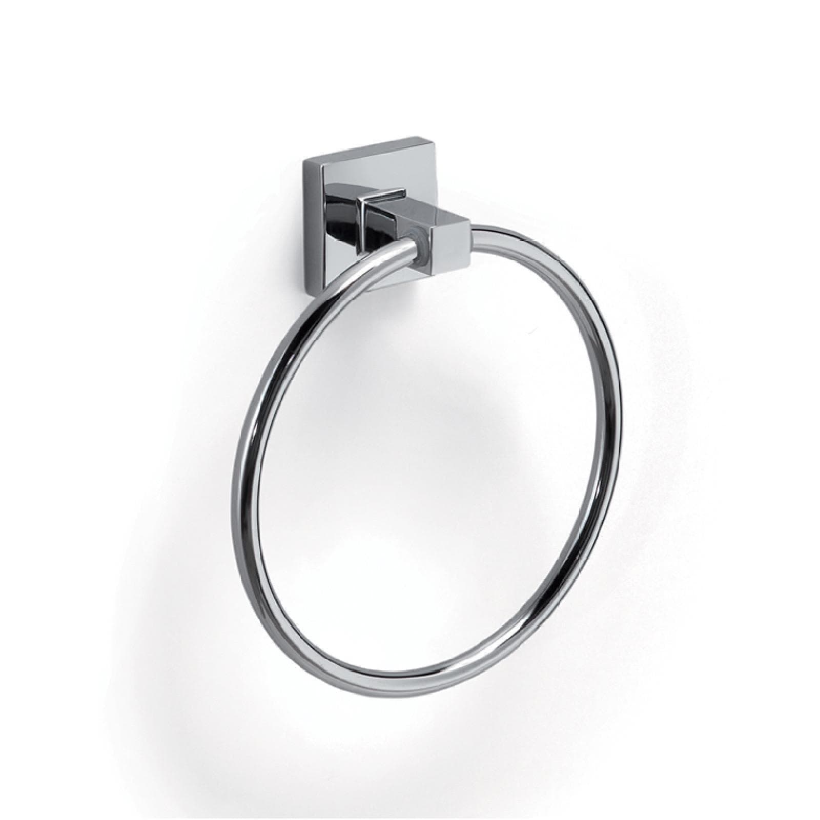Portasalviette ad anello in acciaio inox e cromall cromo - Olimpo di Gedy