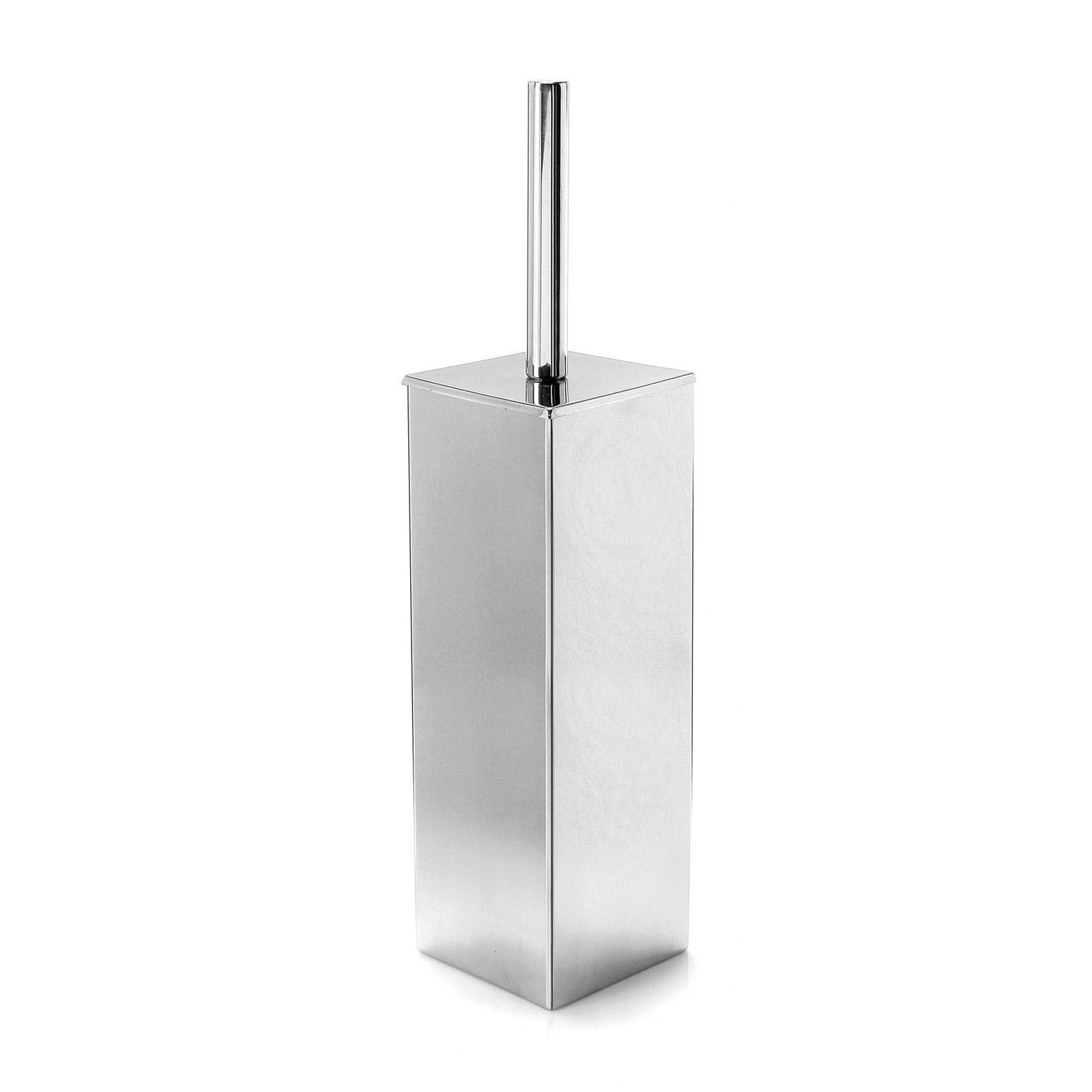 Portascopino d'appoggio in acciaio inox cromo - Nemesia di Gedy