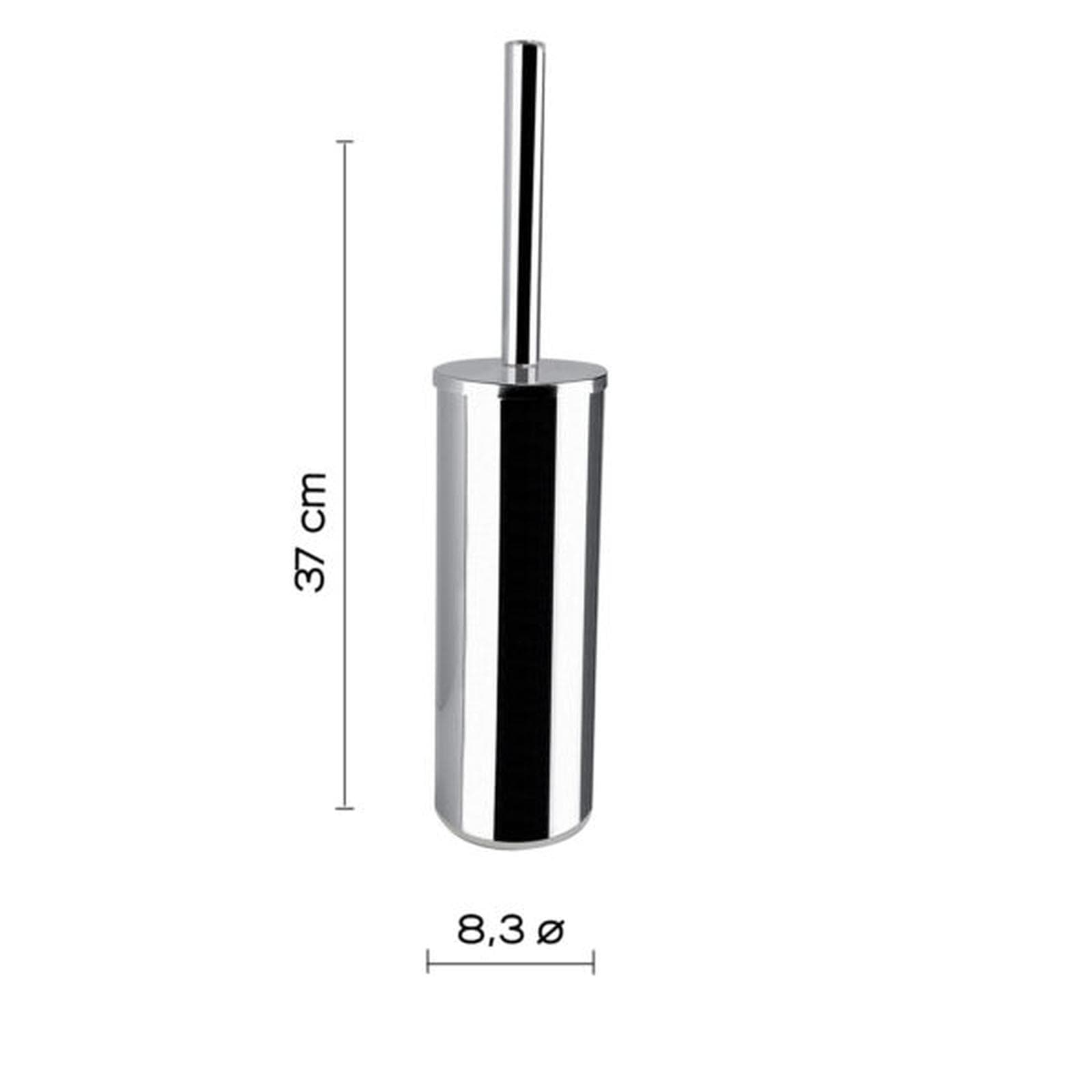Portascopino d'appoggio in acciaio inox cromo - Fuji di Gedy