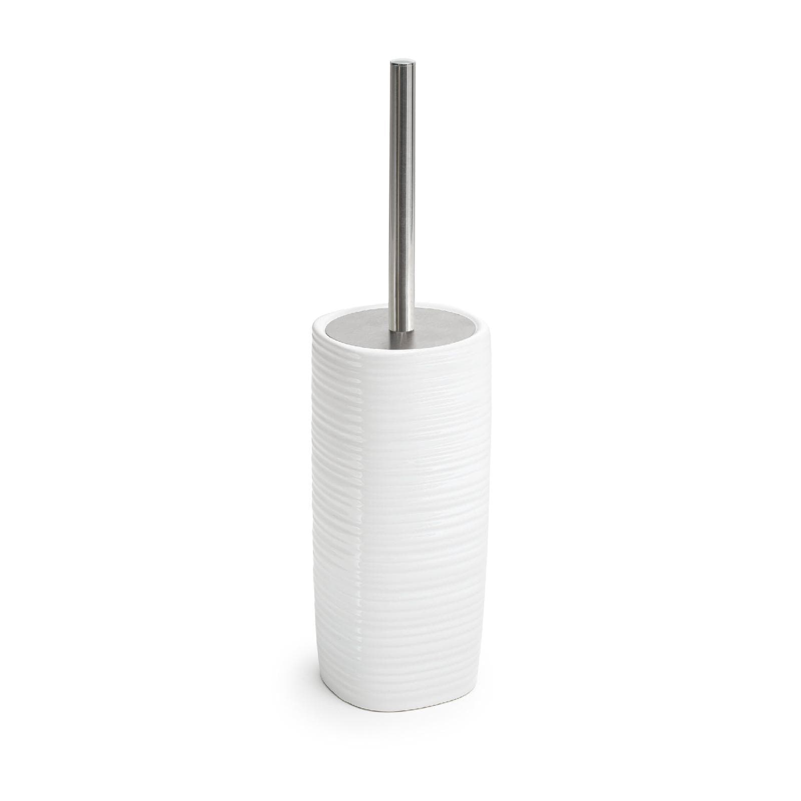 Portascopino da appoggio in ceramica bianco - Kelly di Gedy