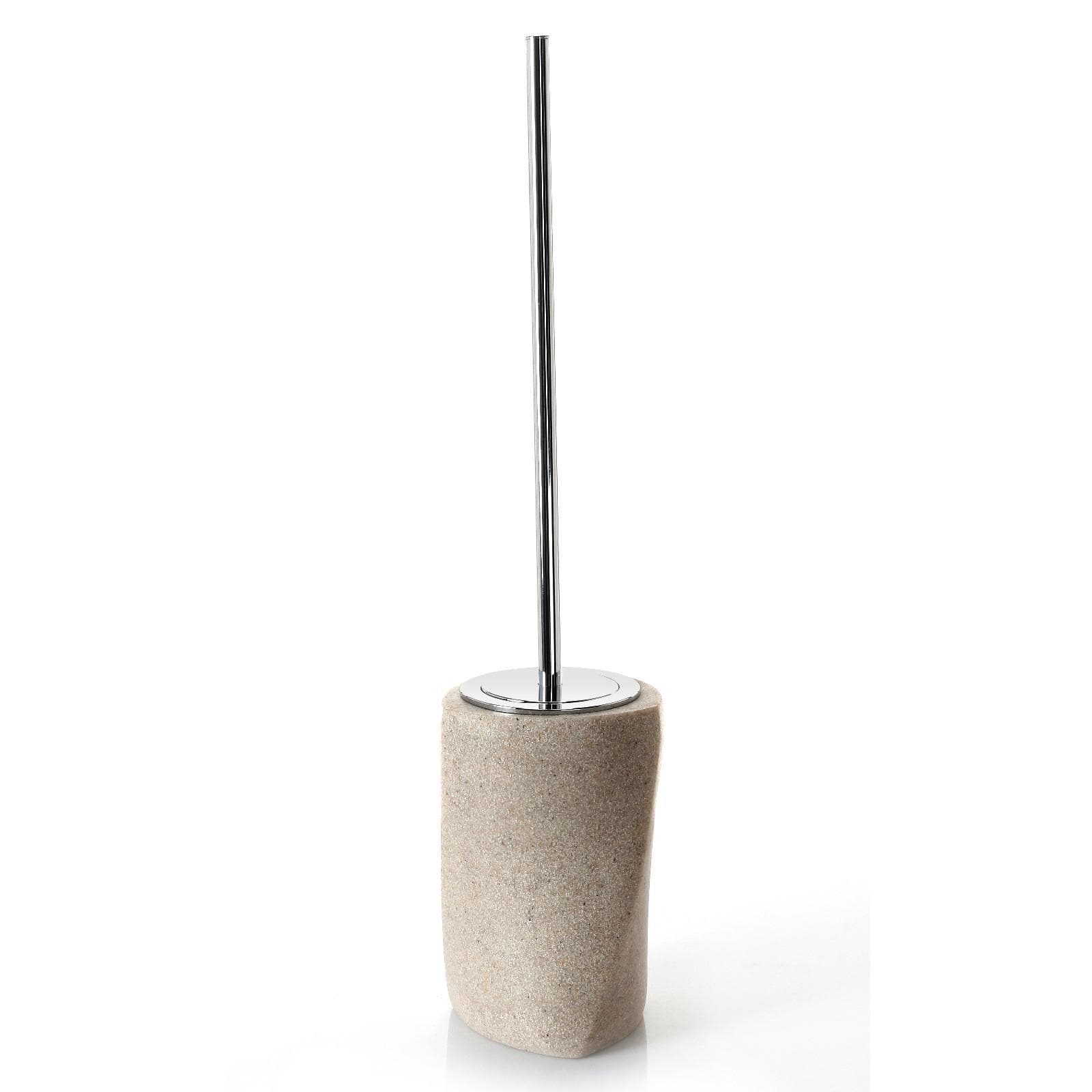 Portascopino d'appoggio in resina beige - Libra di Gedy