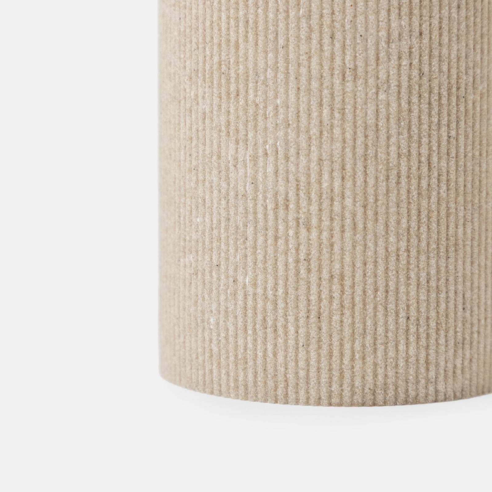 Portaspazzolini d'appoggio beige effetto pietra rigato - Oratio