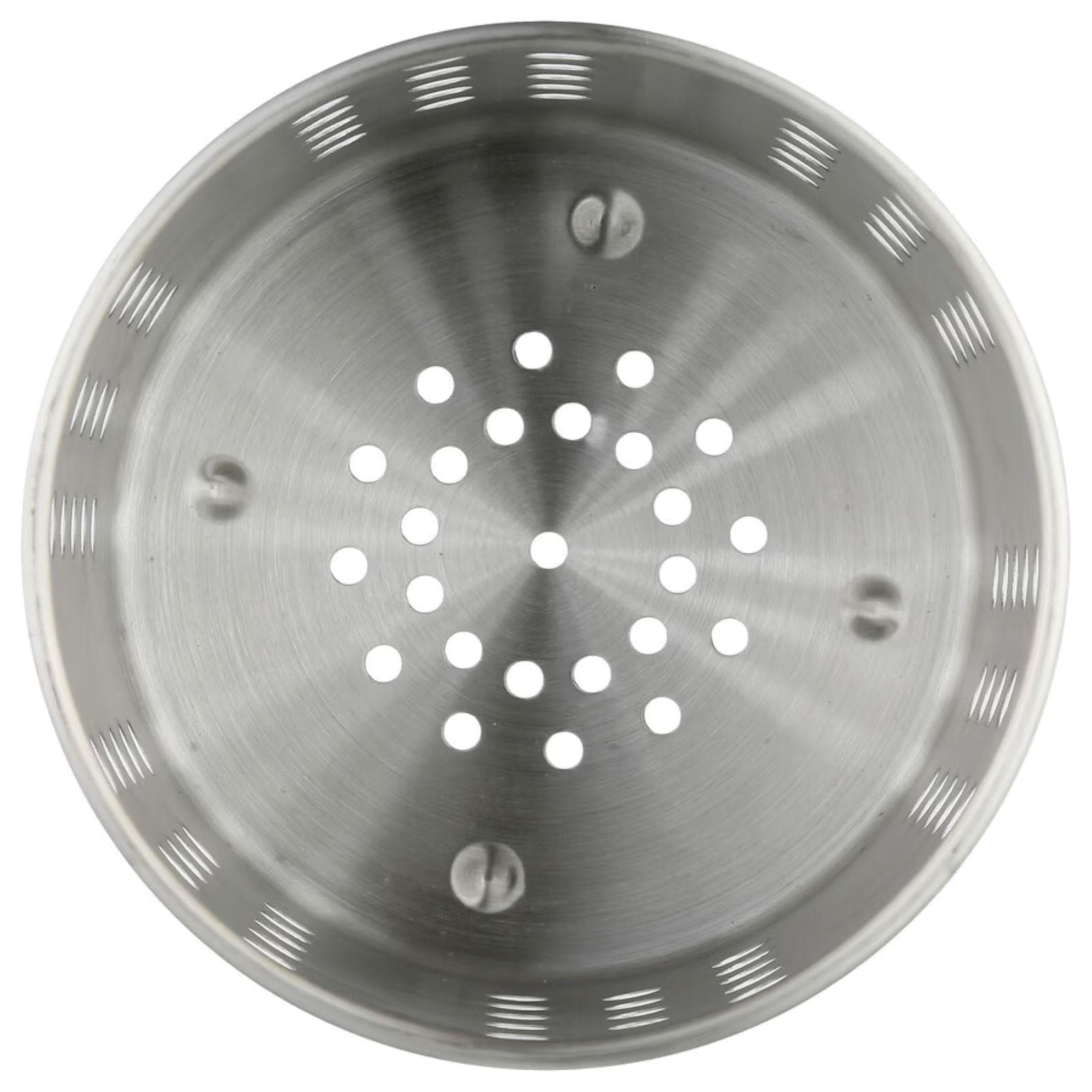 Portautensili o posate 12x14h cm in acciaio inox cromo