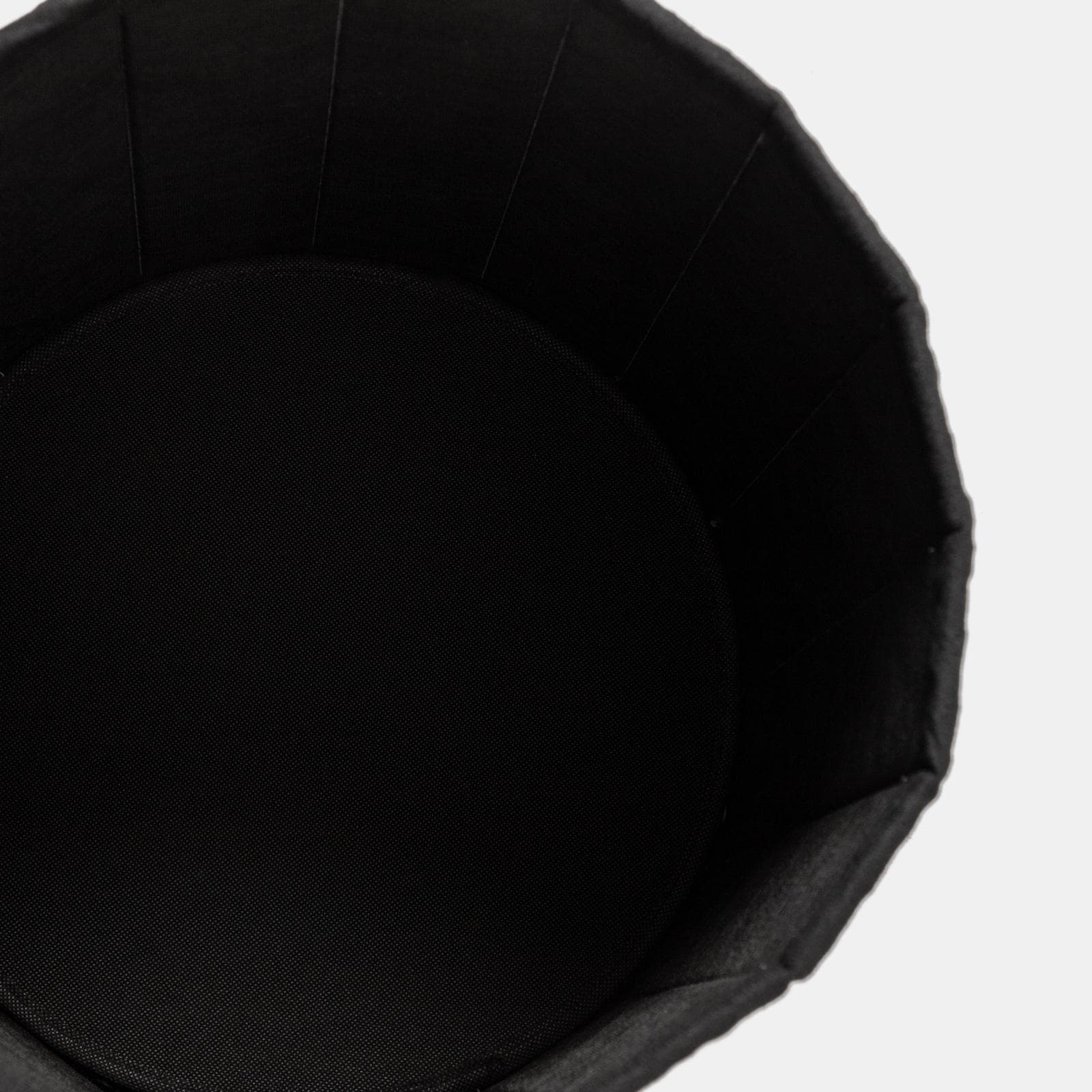 Pouf contenitore 38x38 cm in velluto a coste verde bosco con seduta imbottita - French