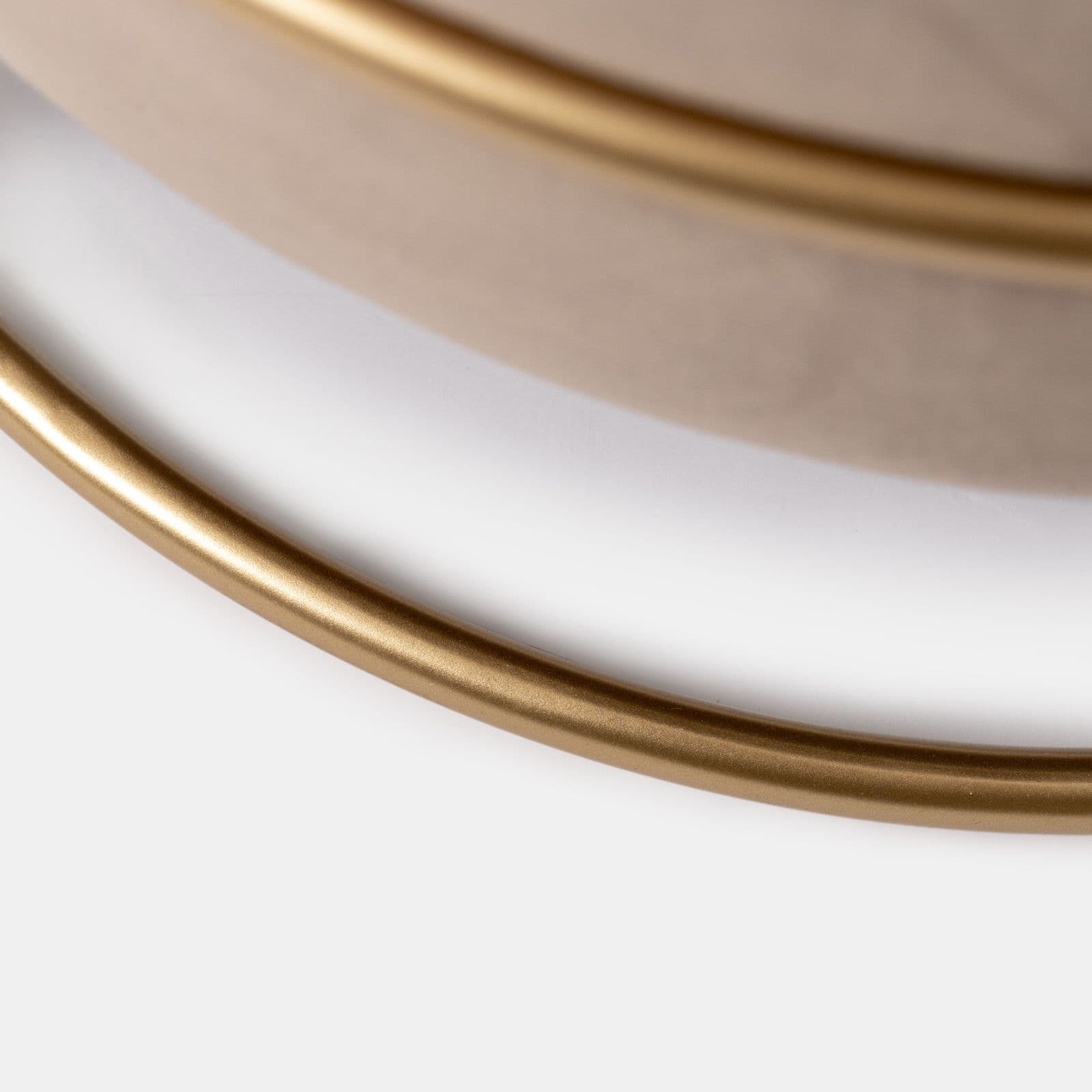 Pouf contenitore 43x37h cm in velluto tortora con base oro - Balance
