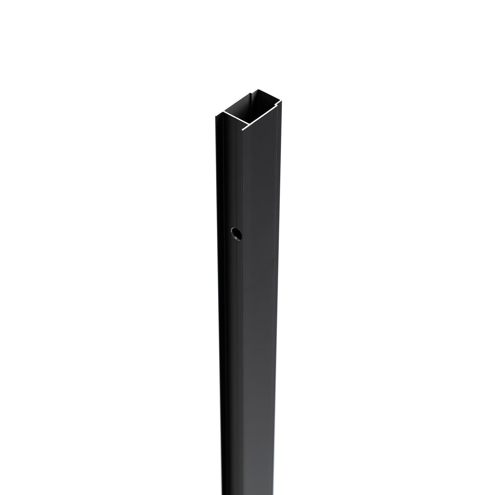 Profilo di estensione 3,6 cm per box doccia in alluminio nero opaco 200h - Naomi