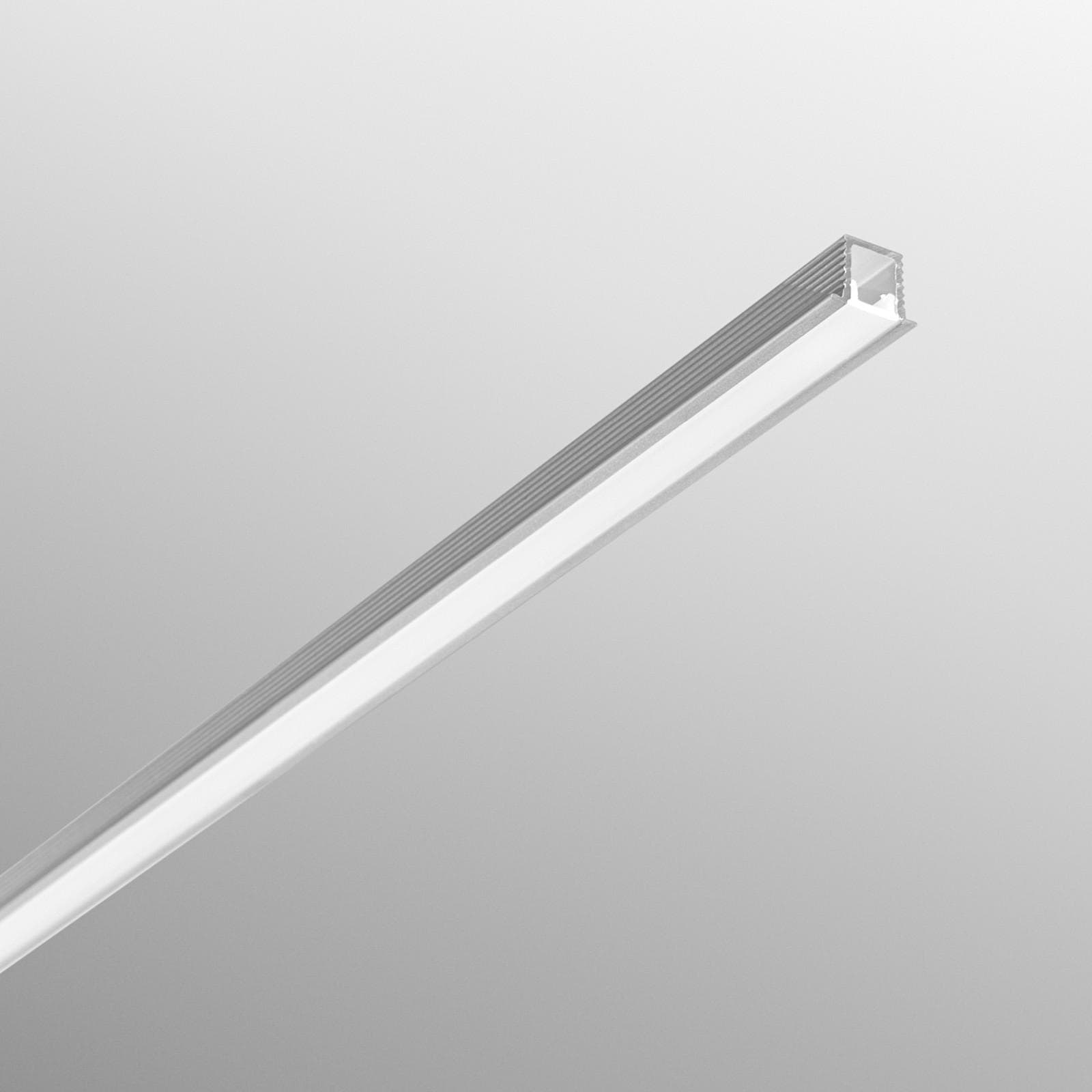 Profilo a rapido fissaggio 200x1,2 cm in alluminio silver - Costaky
