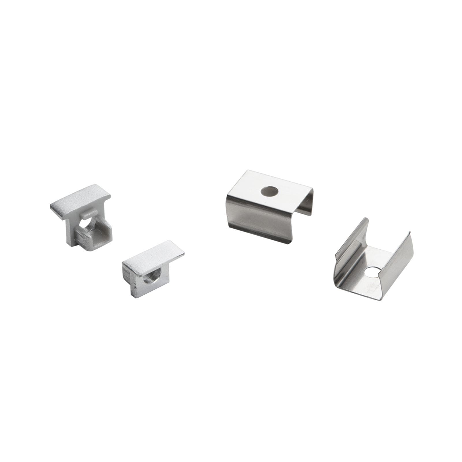 Profilo a rapido fissaggio 200x1,2 cm in alluminio silver - Costaky