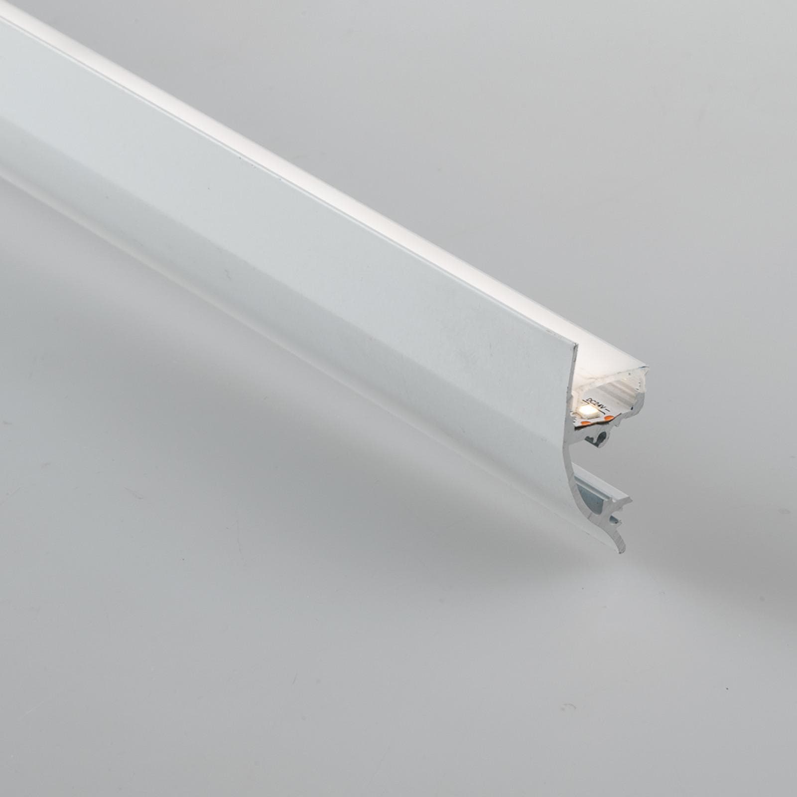 Profilo a veletta 200x1,2 cm in alluminio bianco - Veily