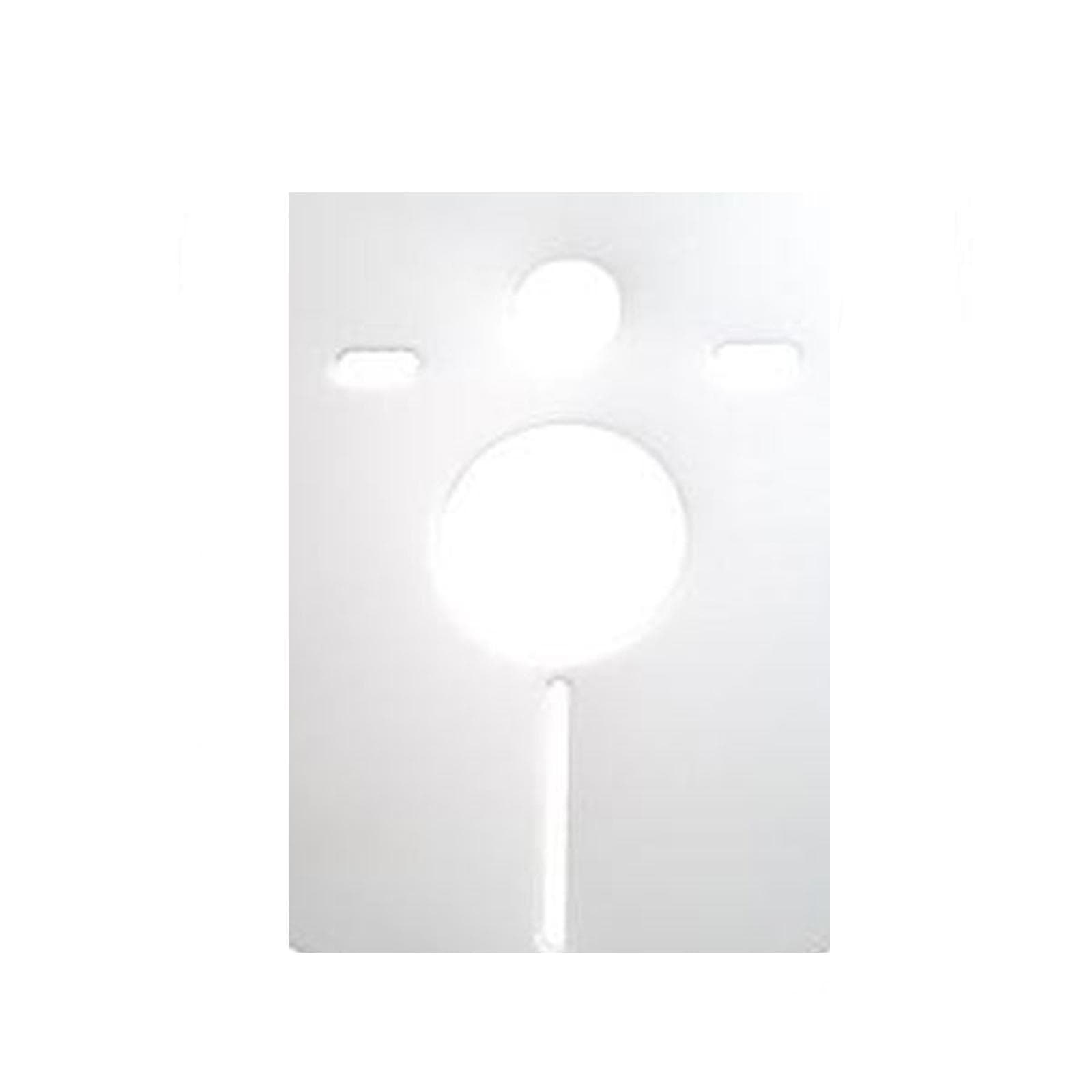 Protezione universale antiurto termo acustica per installazione sanitari filomuro